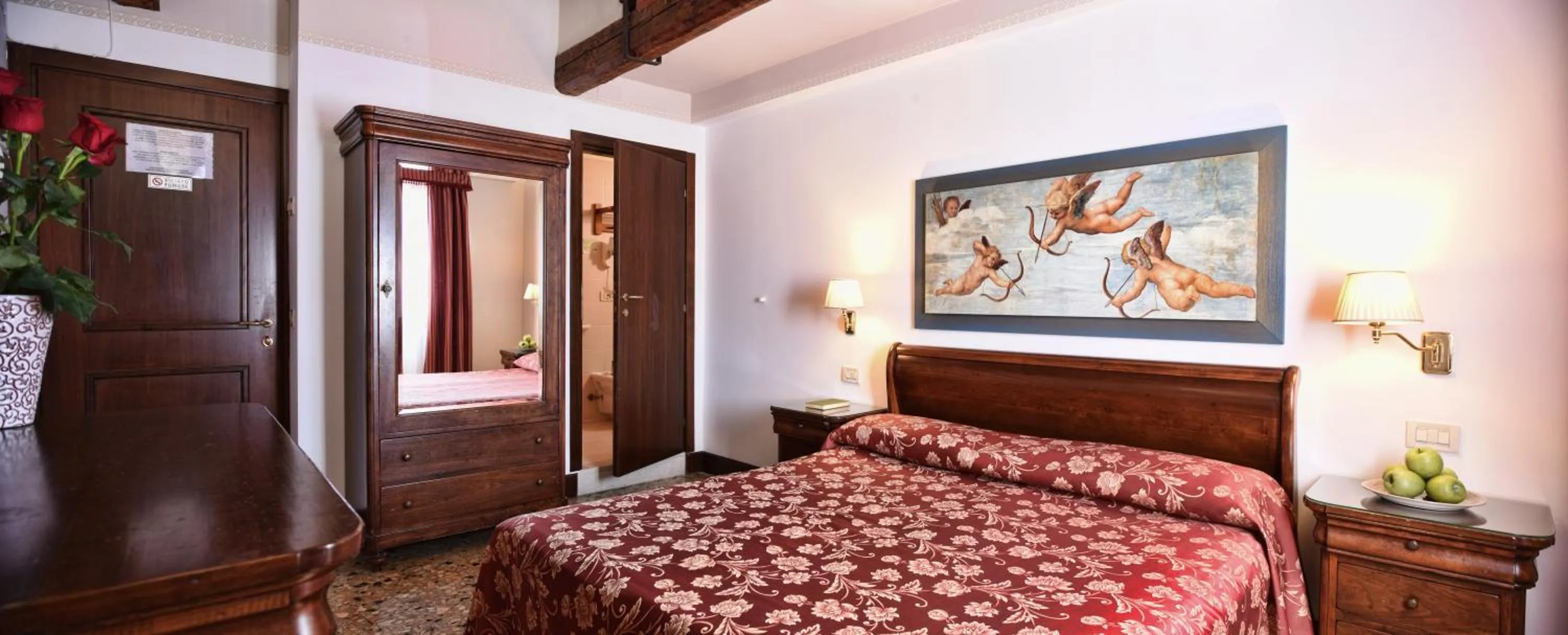 Bed in Locanda Casa Martini