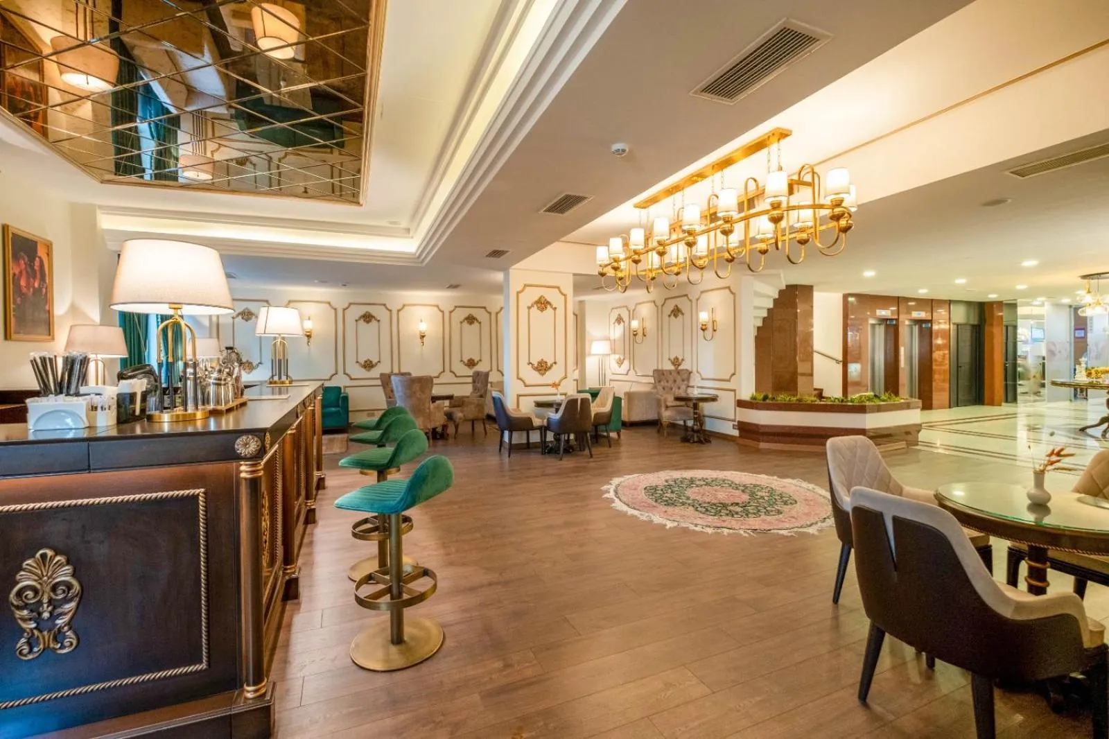 Lobby or reception in Marble Hotel