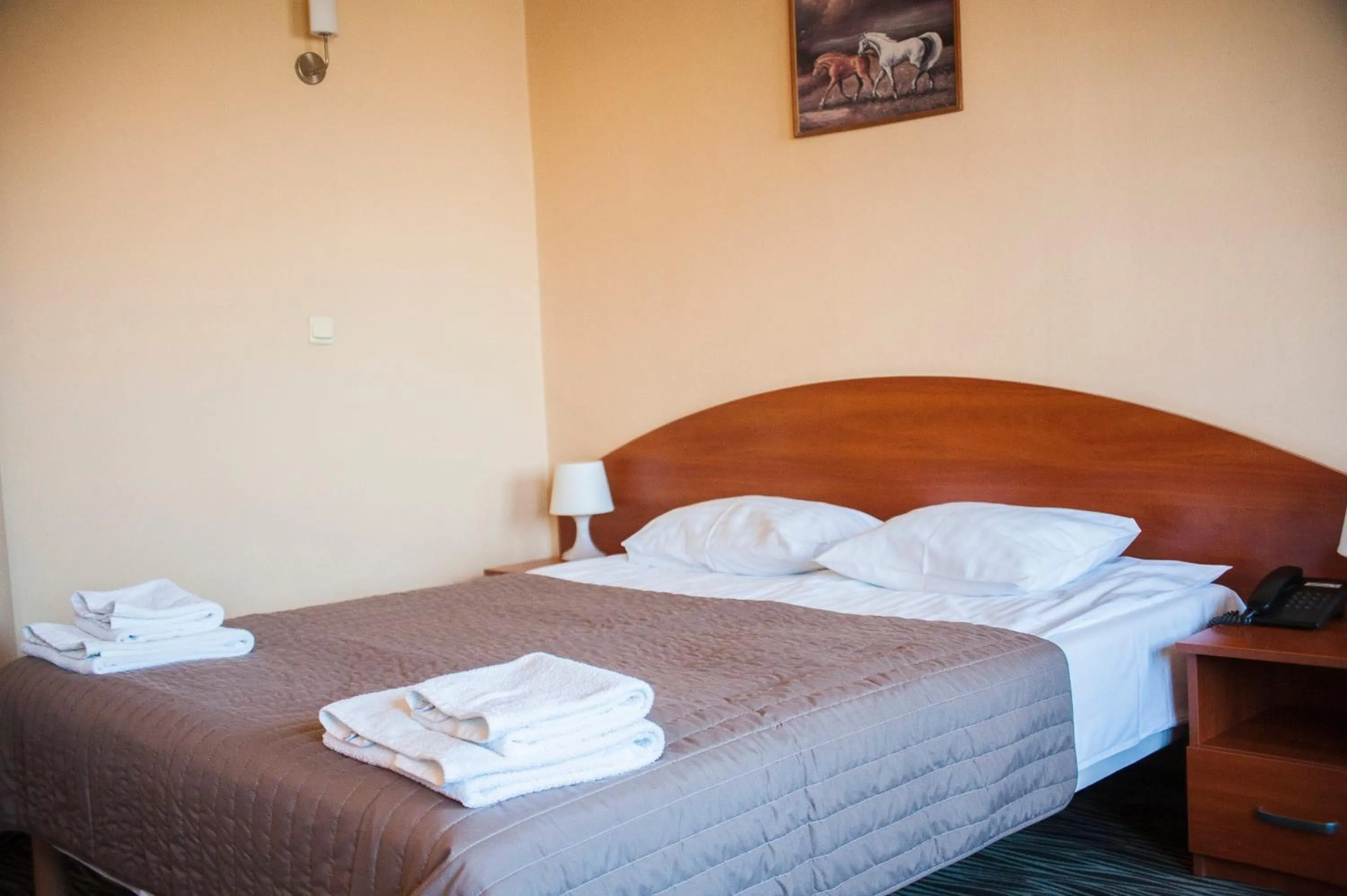 Bed in Hotel Horyzont