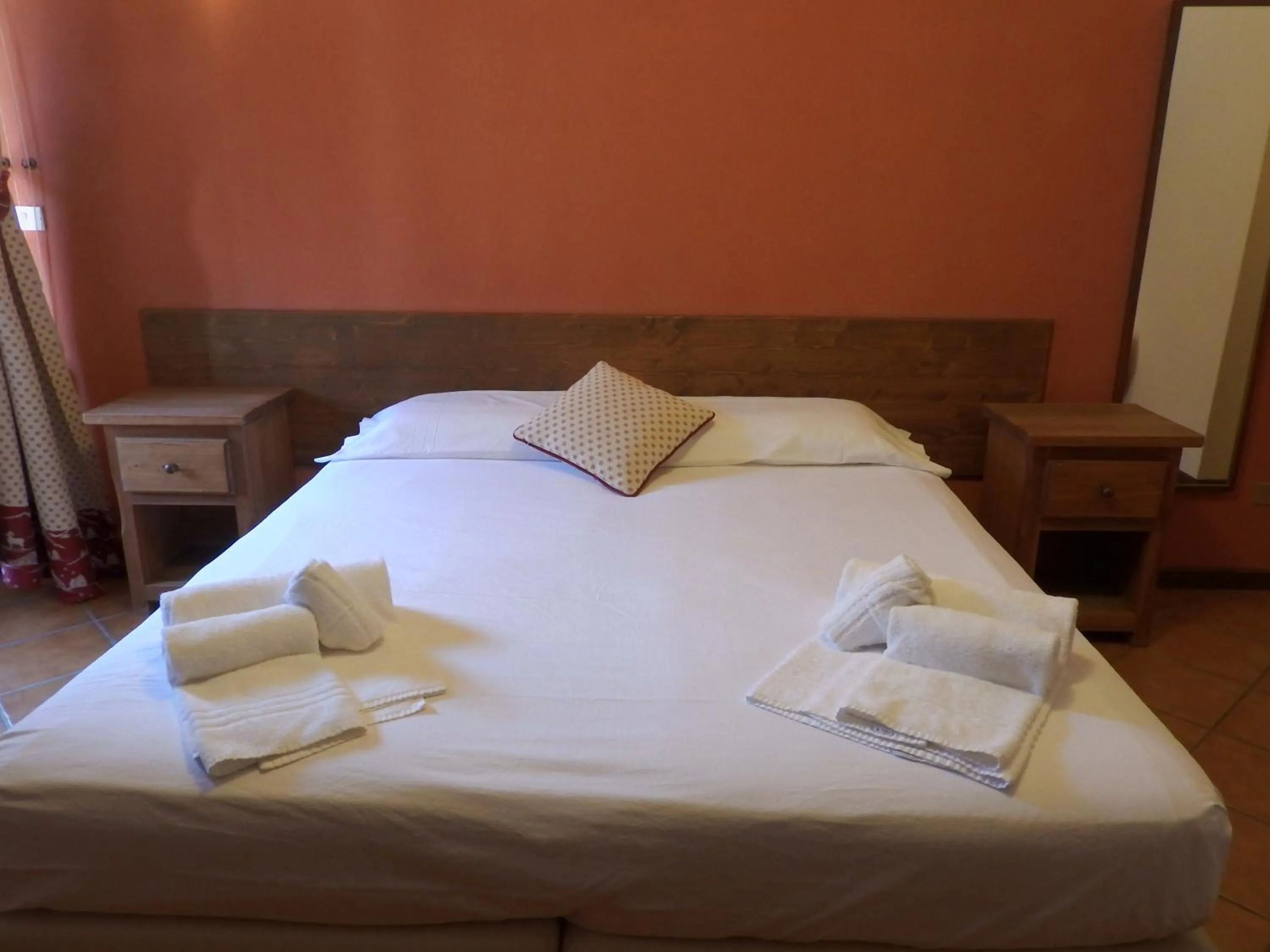 Bed in Hotel Sciatori
