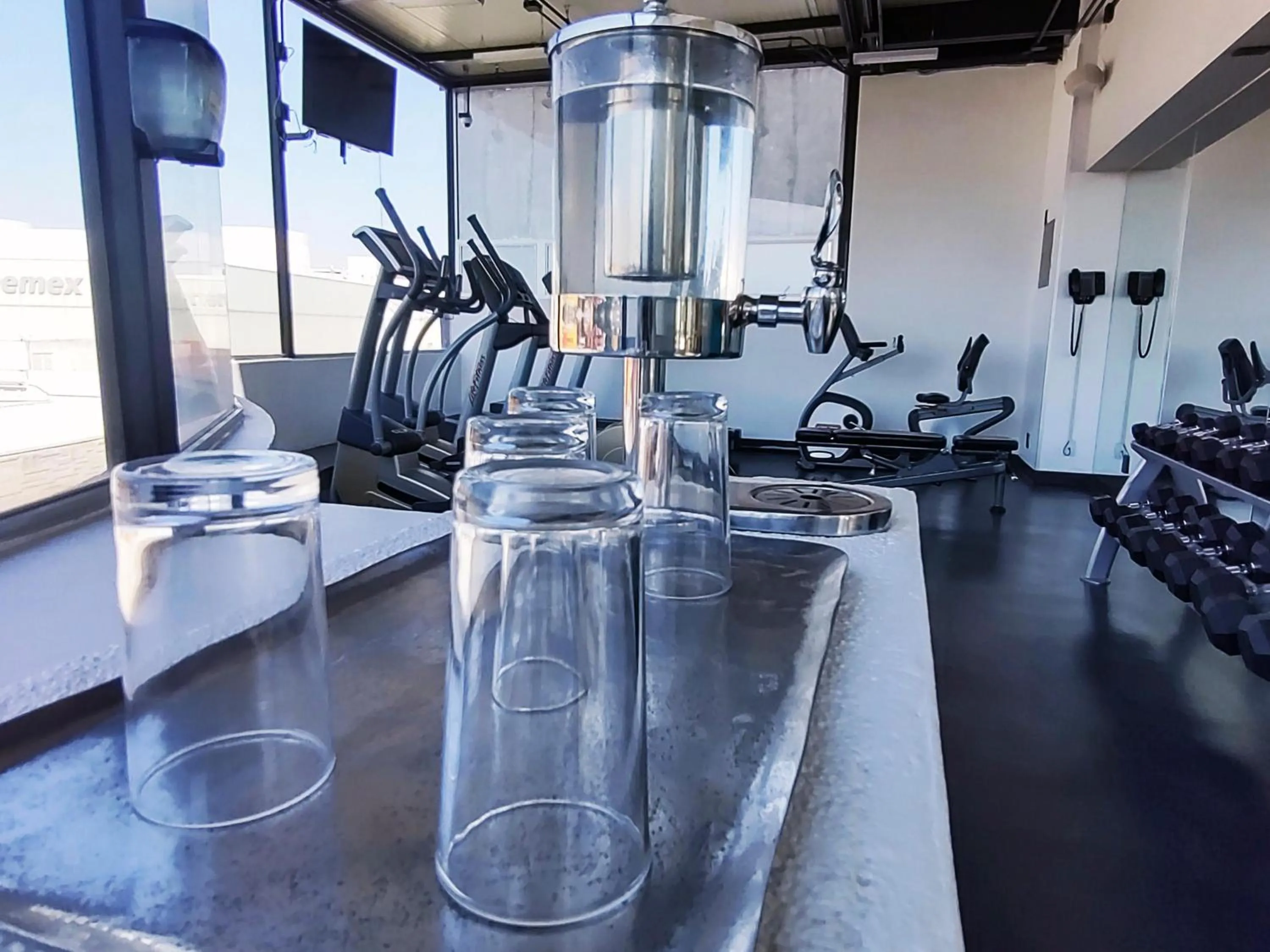 Fitness centre/facilities in Ikonik Hotel Puebla