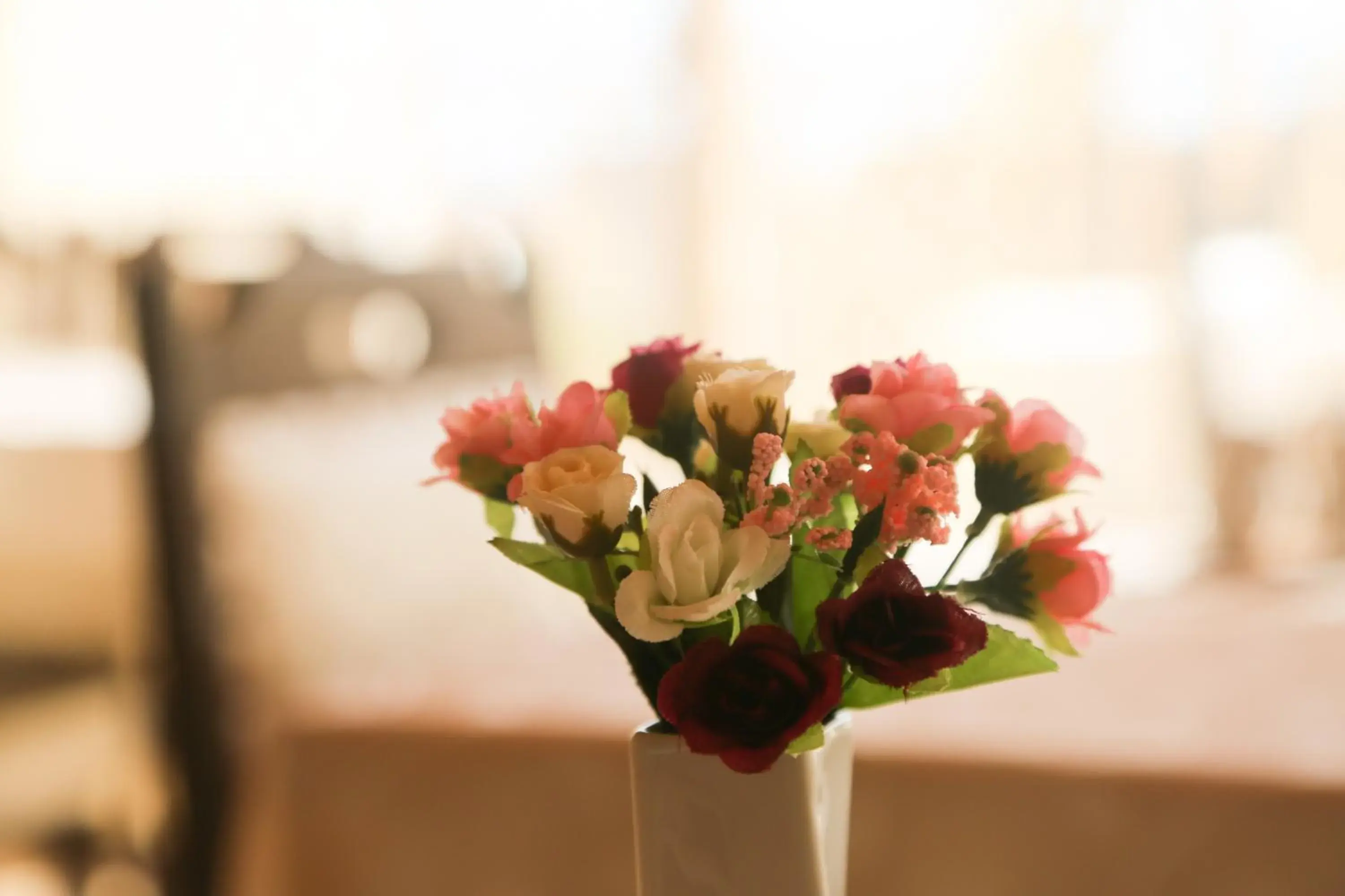 View (from property/room), Bed in Theodian Hotel View (from property/room), Bed in Theodian Hotel