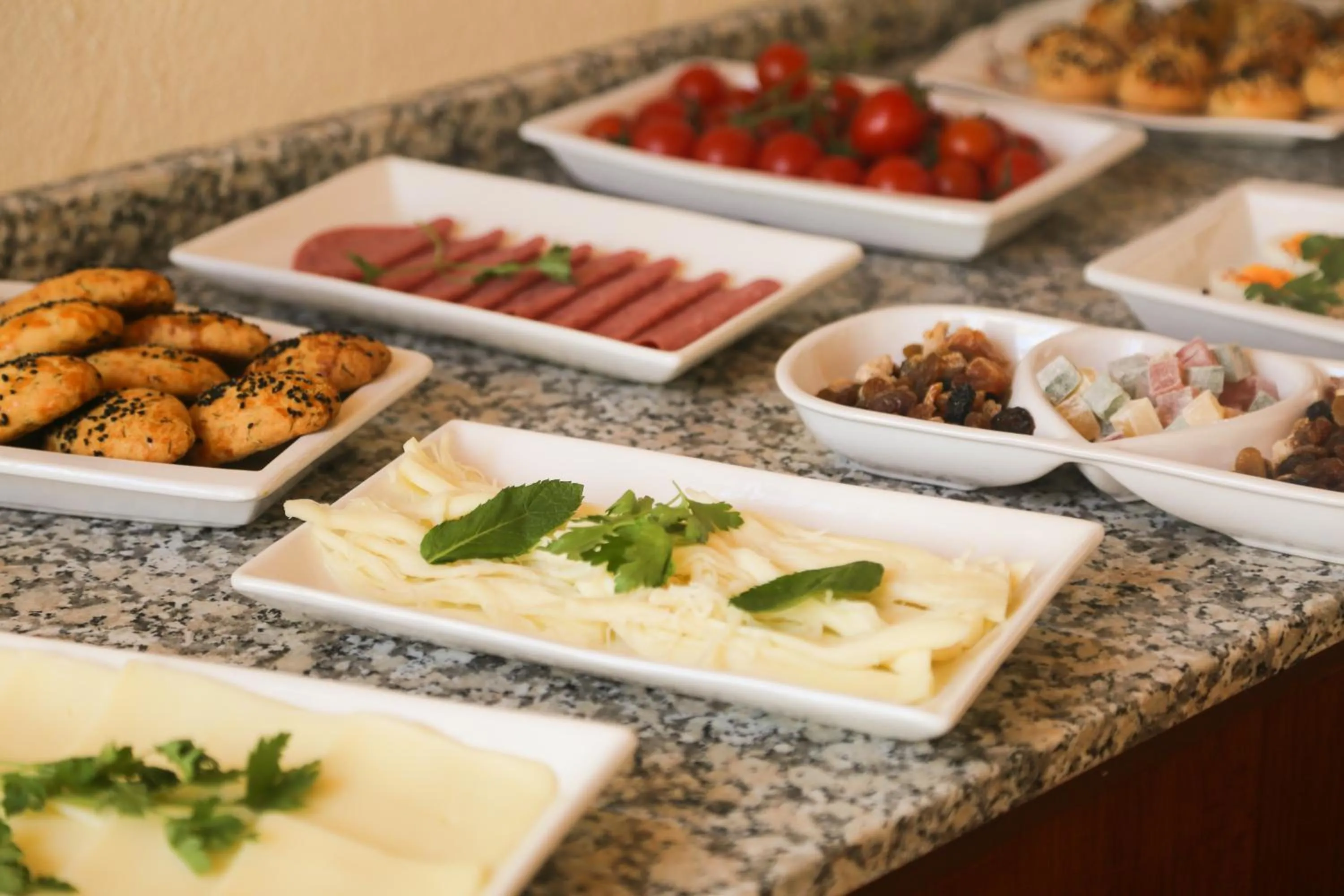 Buffet breakfast in Theodian Hotel