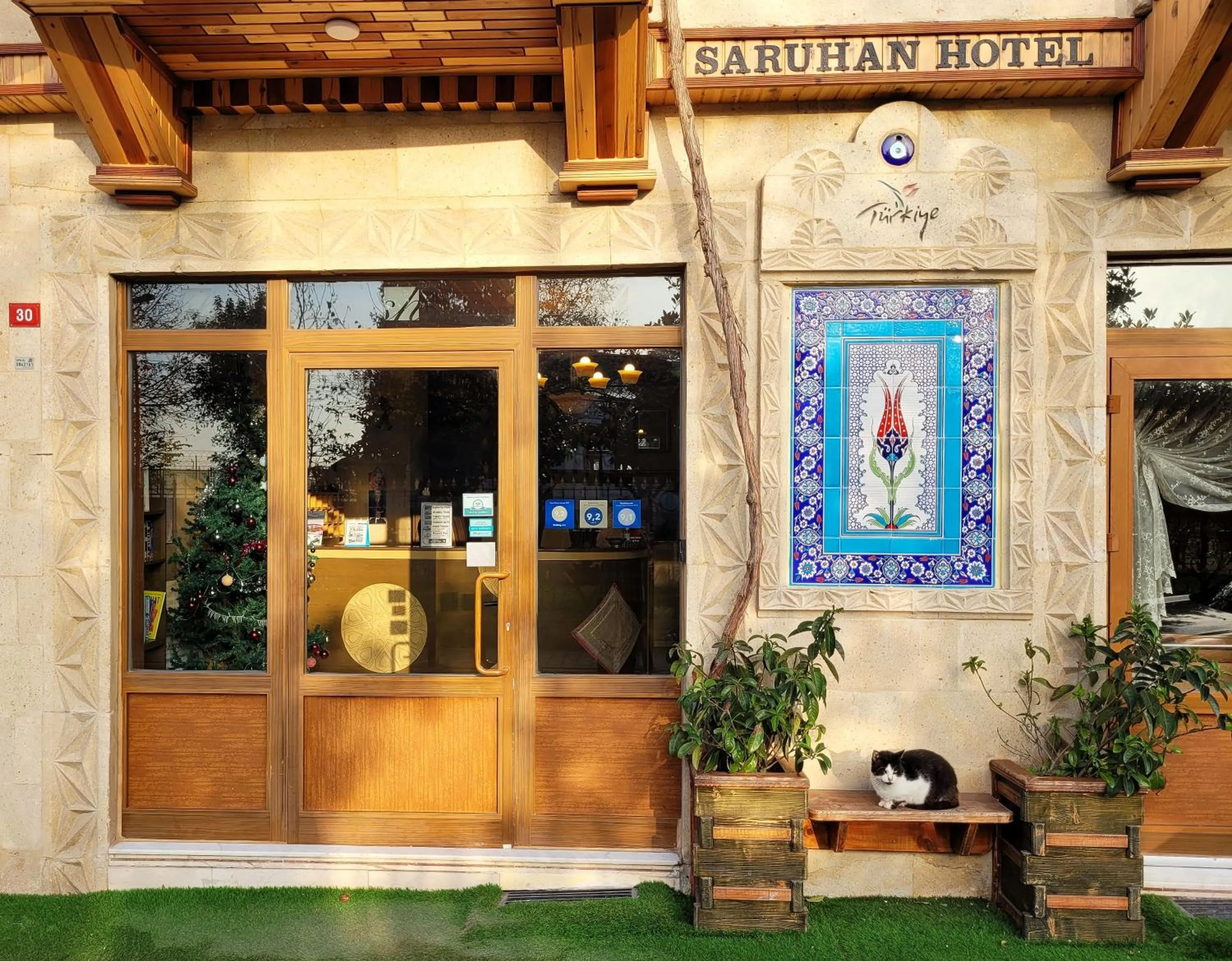 Facade/entrance in Saruhan Hotel
