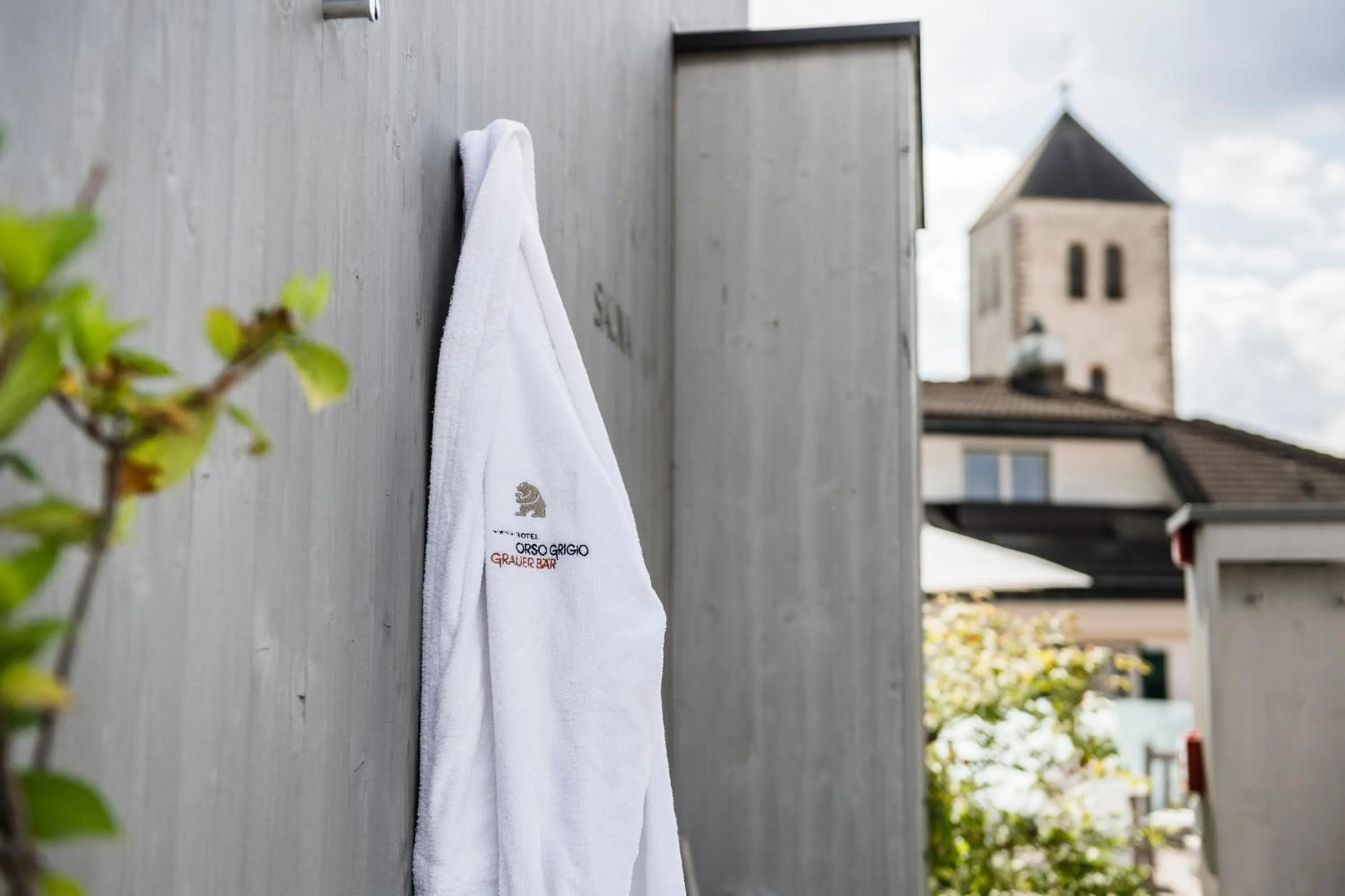 Sauna in Boutique & Gourmet Hotel Orso Grigio - Grauer Bär