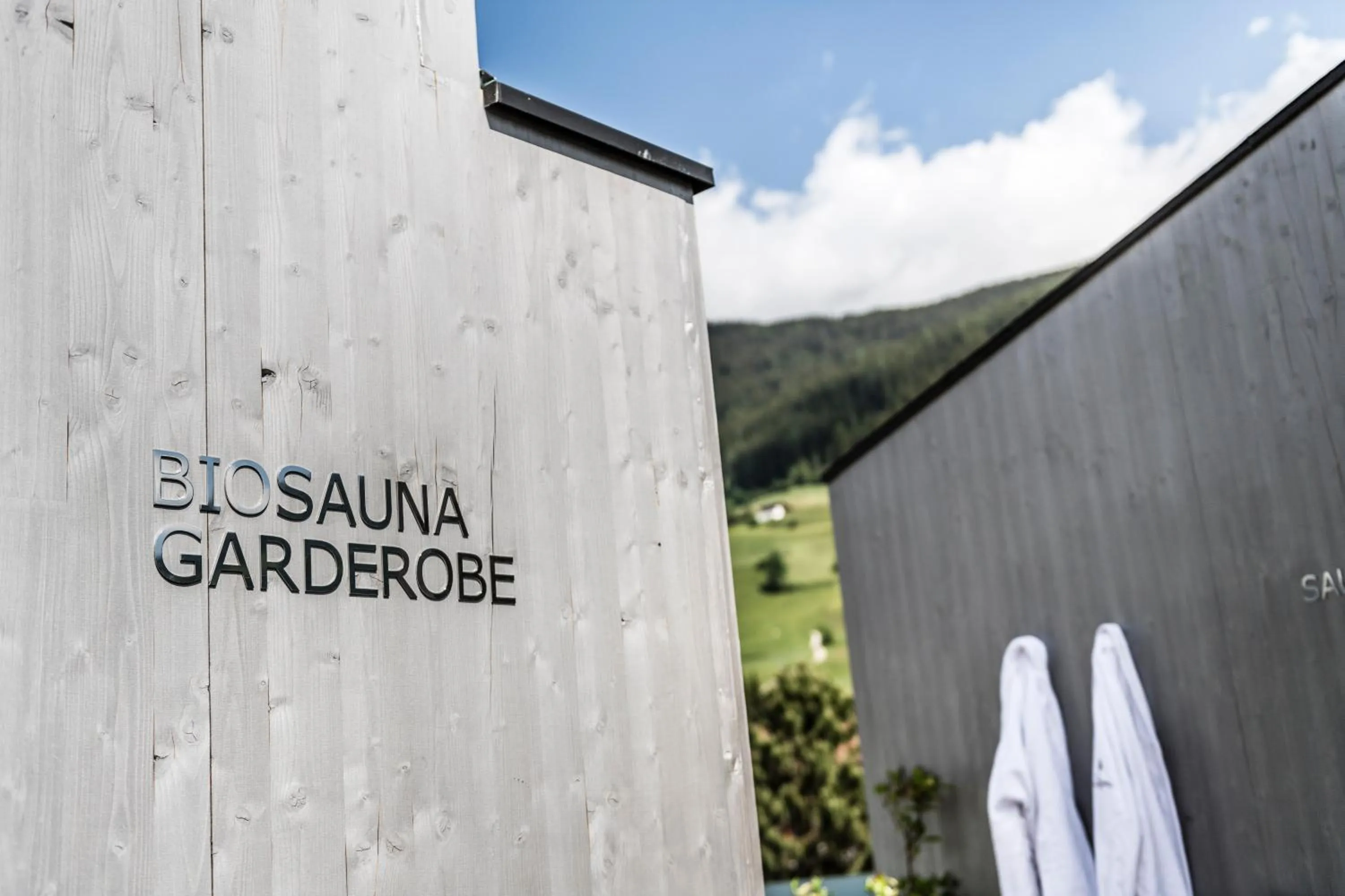 Sauna in Boutique & Gourmet Hotel Orso Grigio - Grauer Bär