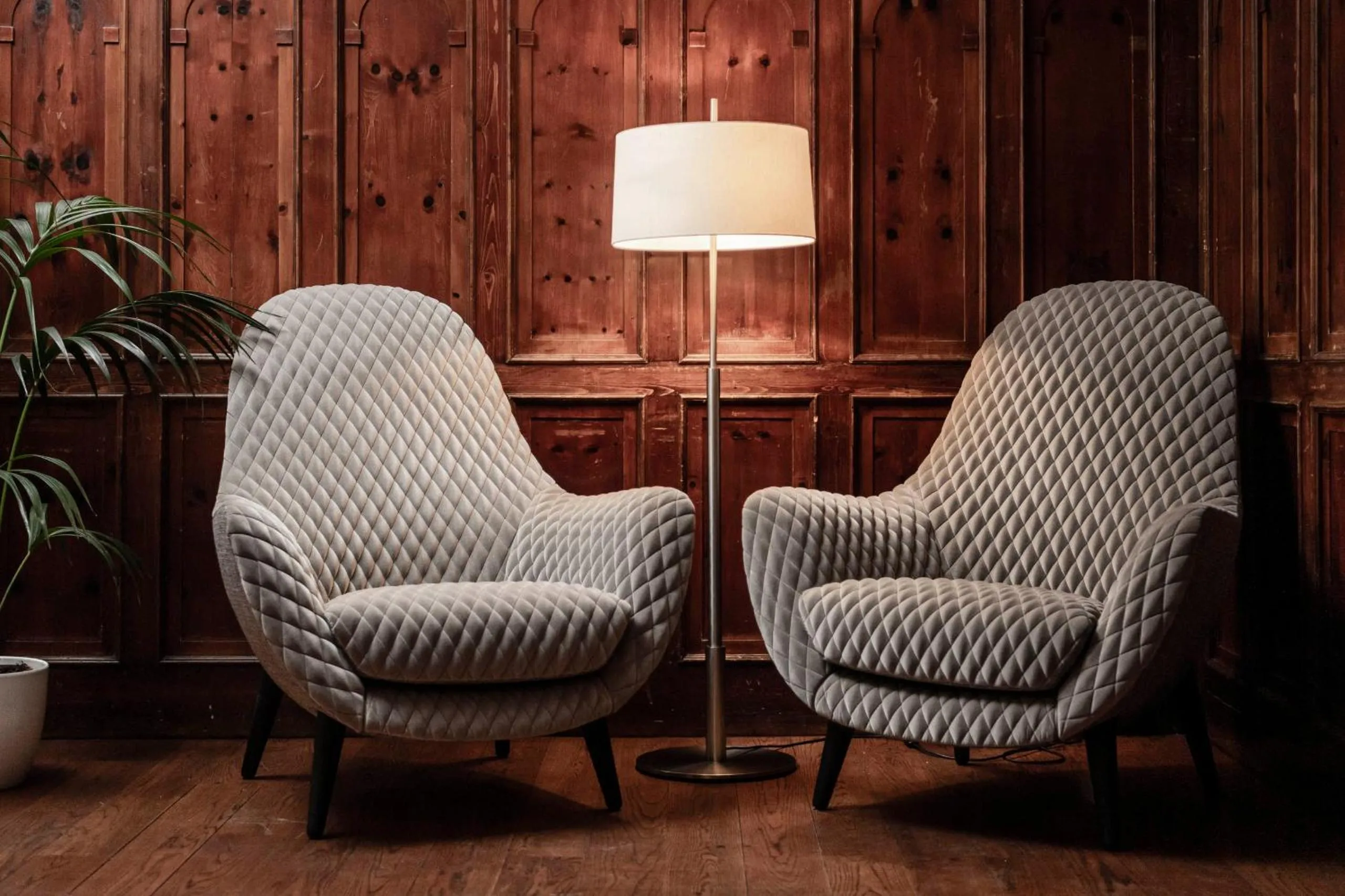 Communal lounge/ TV room in Boutique & Gourmet Hotel Orso Grigio - Grauer Bär