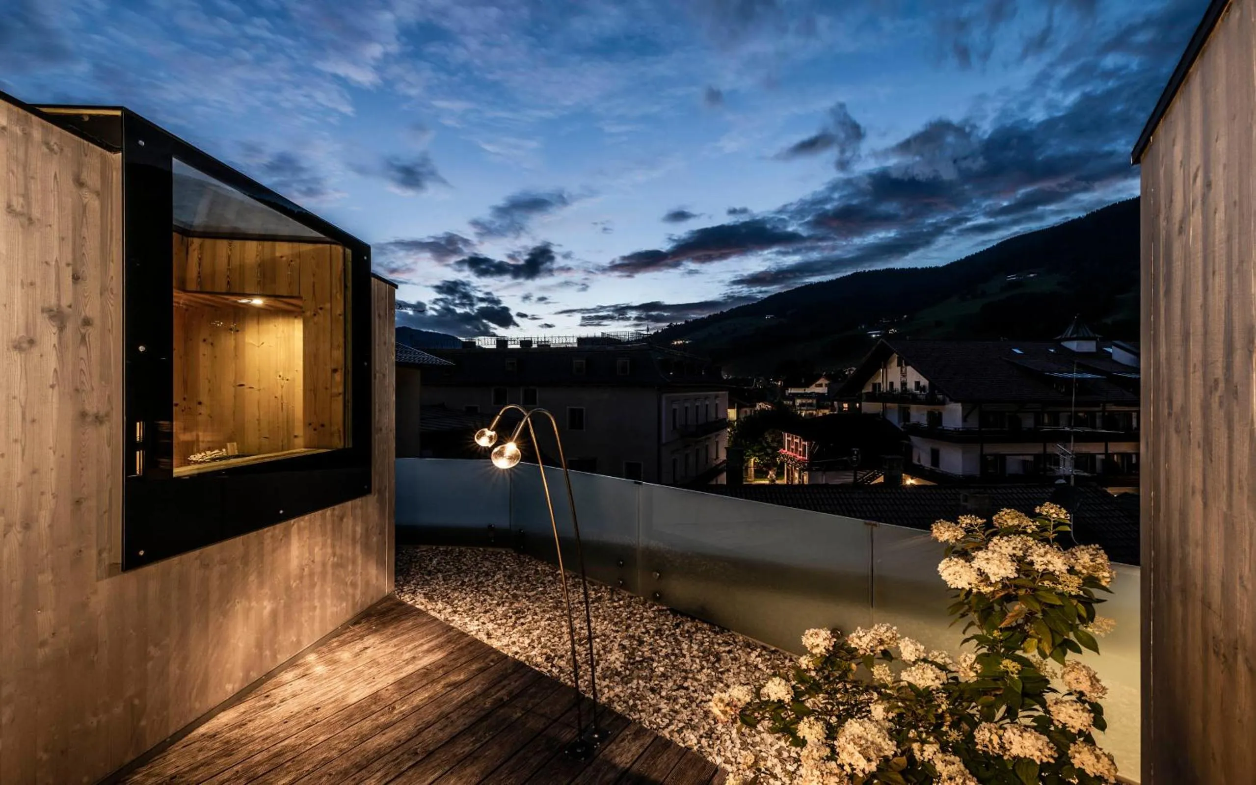Balcony/Terrace in Boutique & Gourmet Hotel Orso Grigio - Grauer Bär