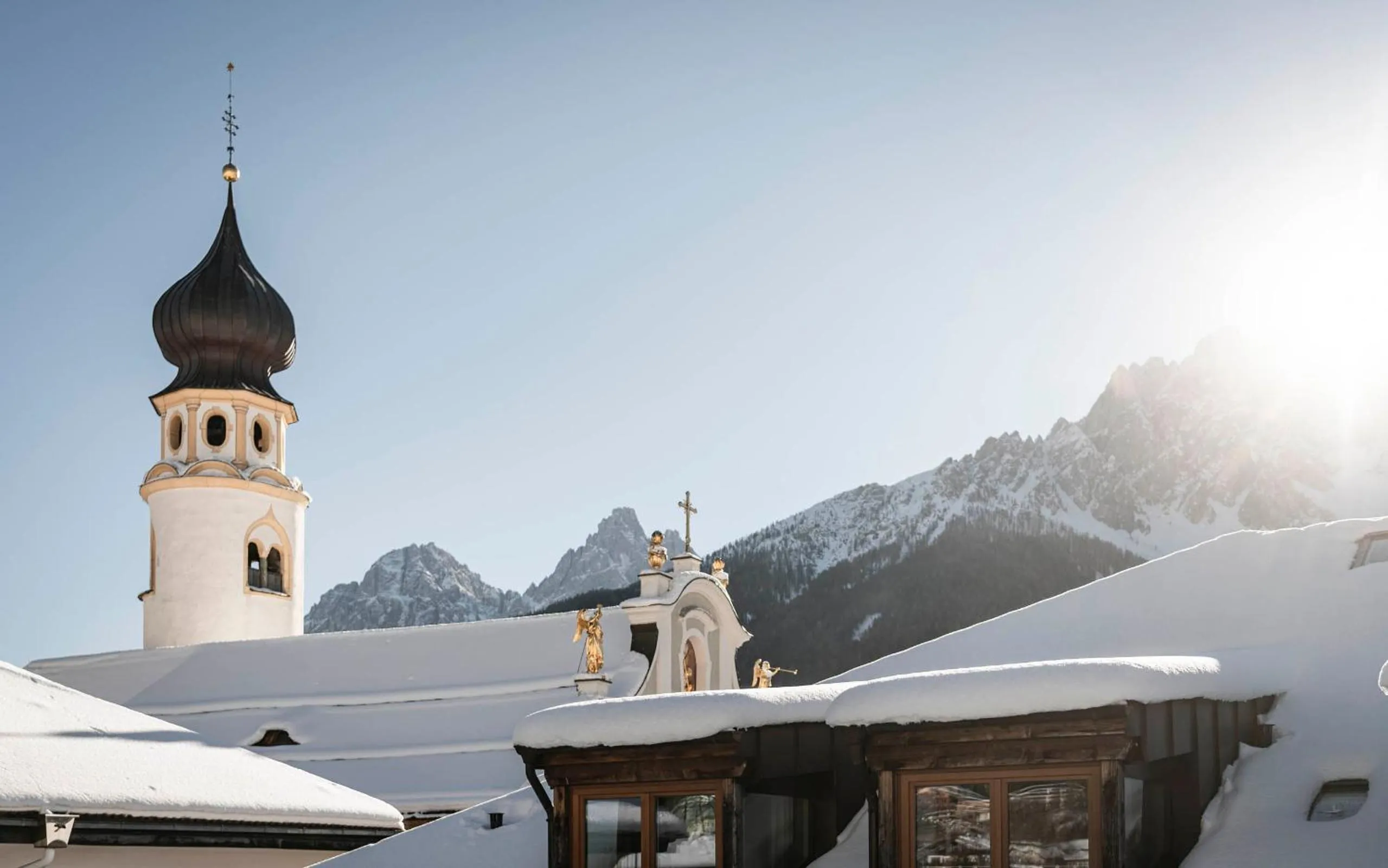 Winter in Boutique & Gourmet Hotel Orso Grigio - Grauer Bär