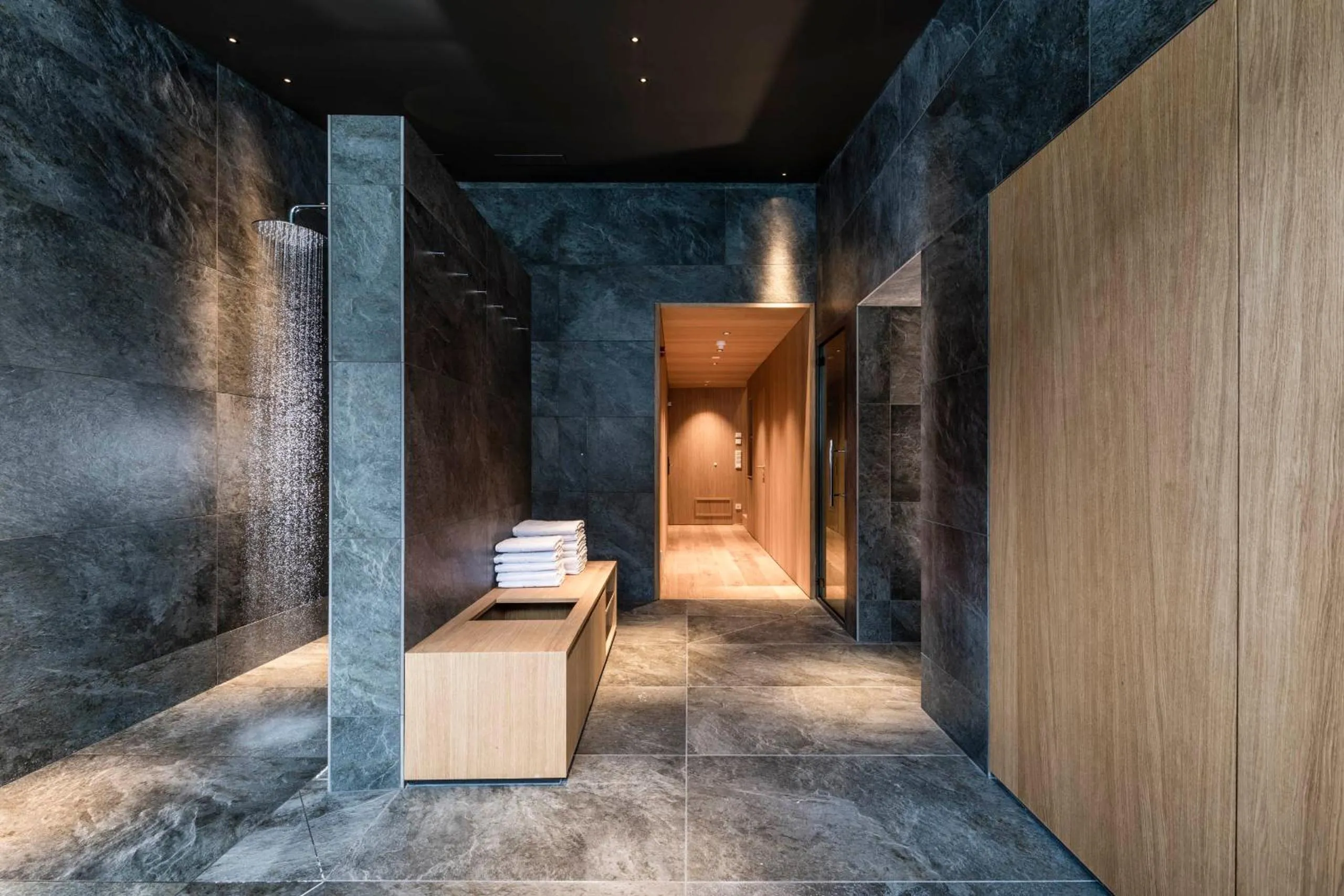 Sauna in Boutique & Gourmet Hotel Orso Grigio - Grauer Bär