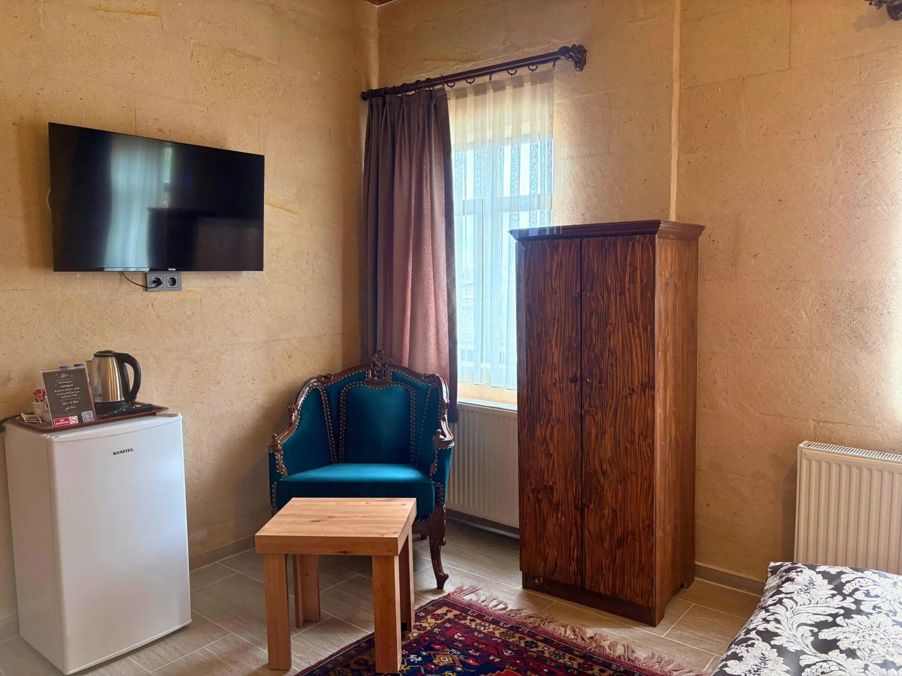 Seating area in Elysee Cave House