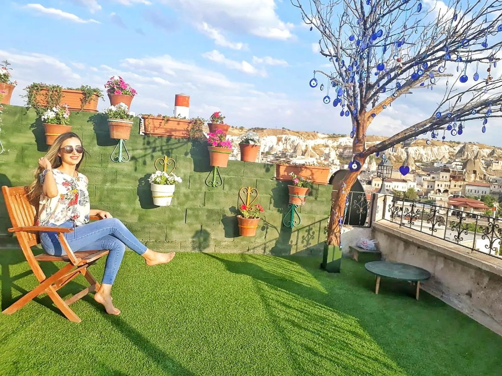 Balcony/Terrace in Elysee Cave House