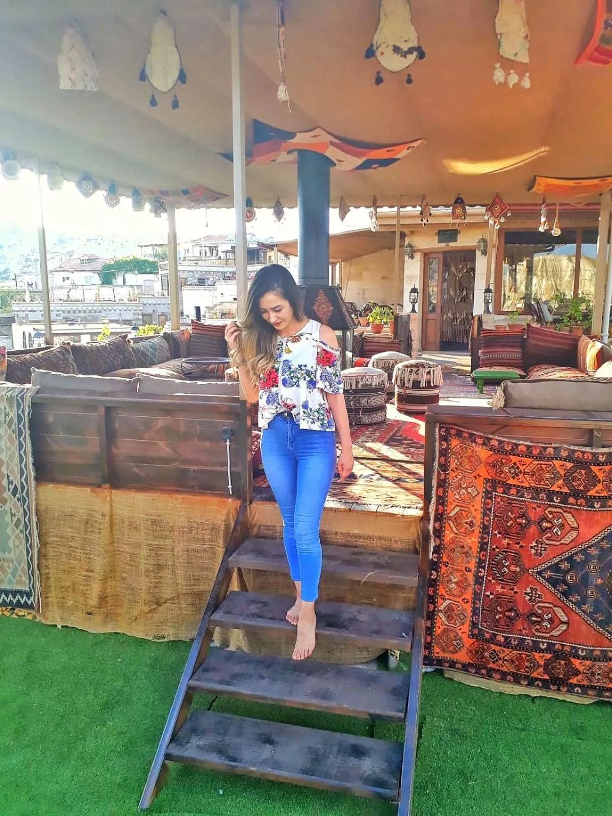 Balcony/Terrace in Elysee Cave House