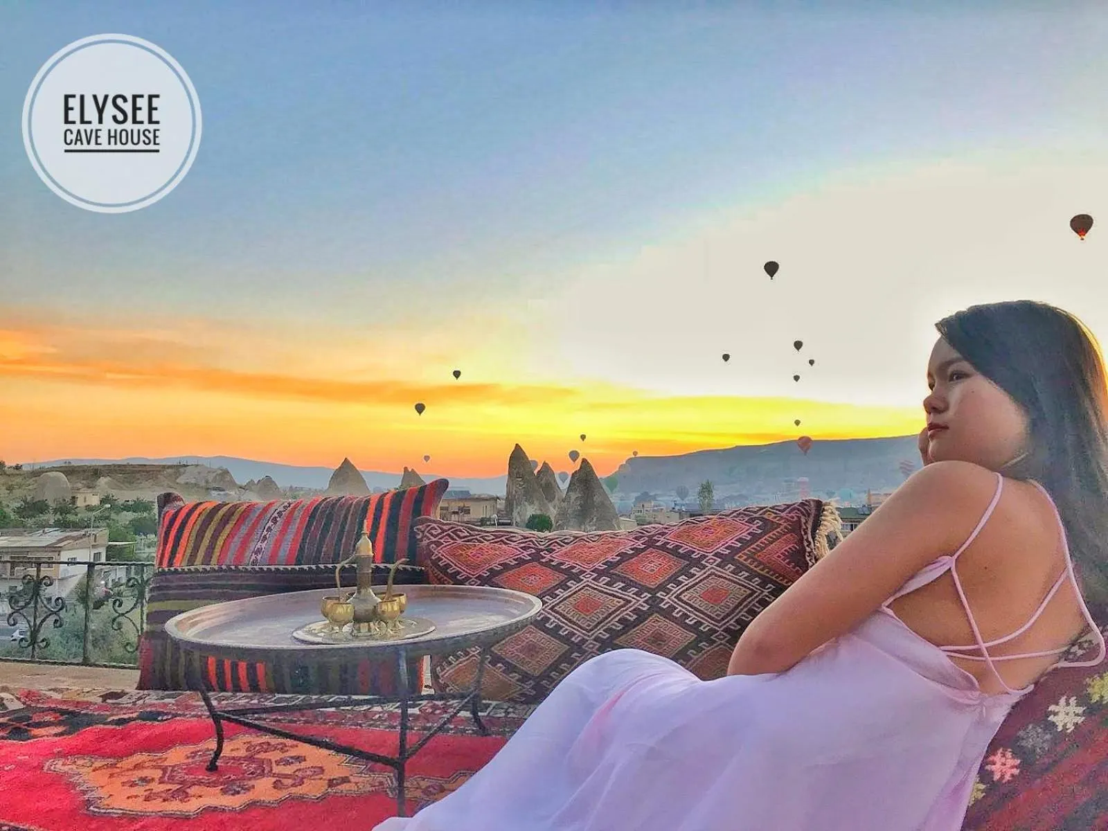 Natural landscape in Elysee Cave House