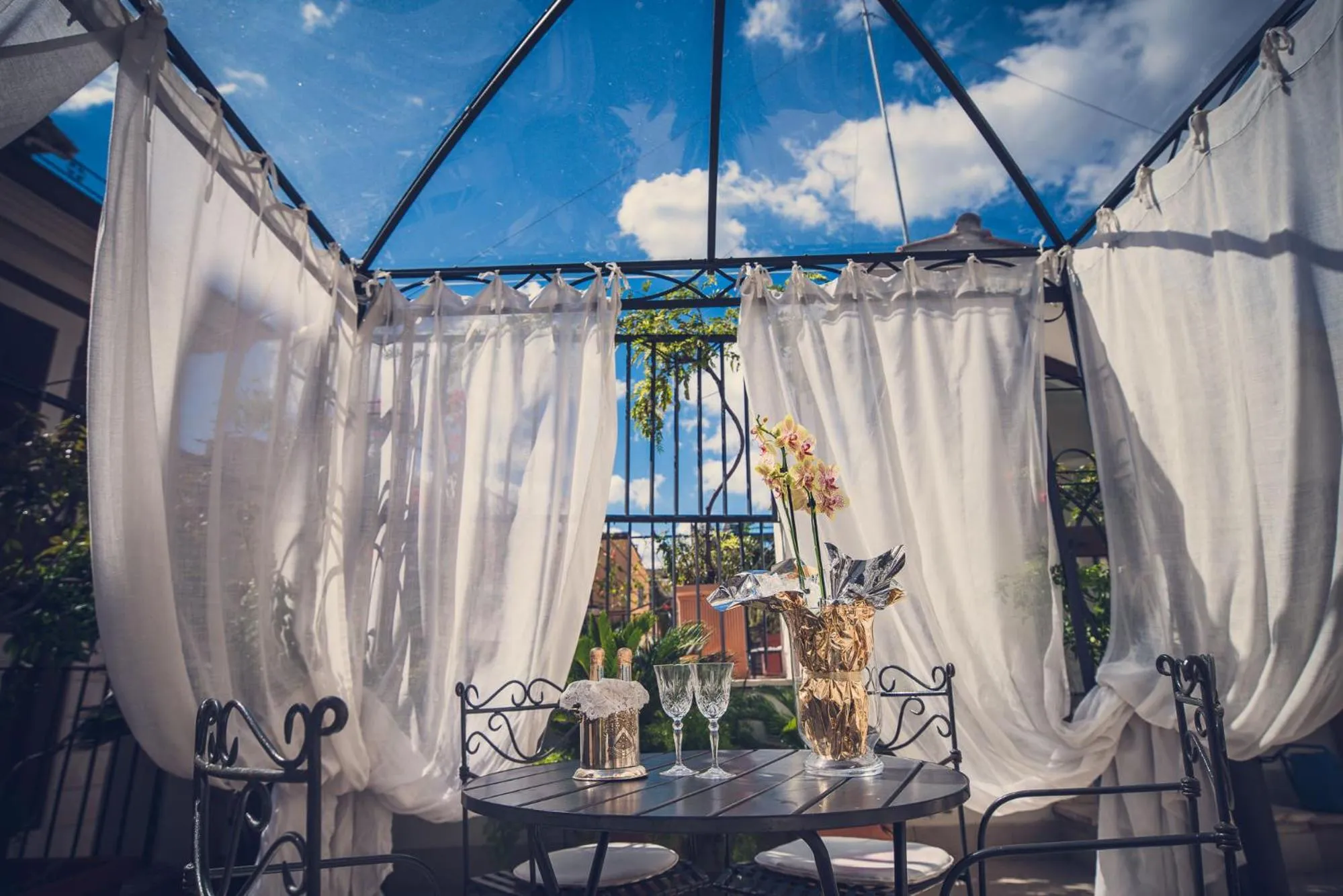 Balcony/Terrace in Hotel Antica Locanda