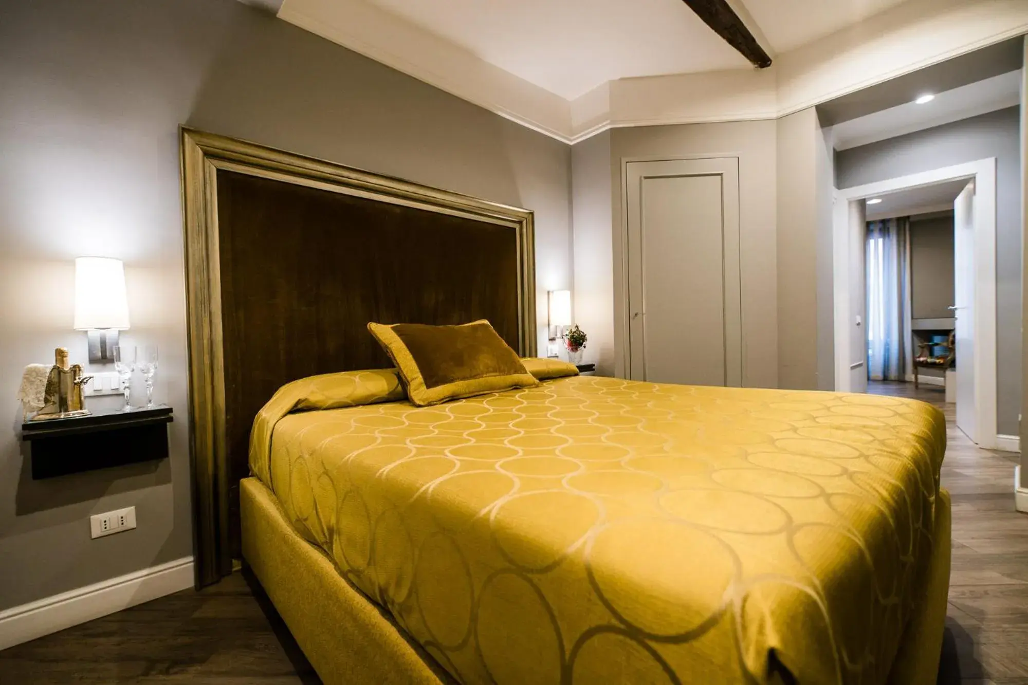 Bed in Hotel Antica Locanda Bed in Hotel Antica Locanda