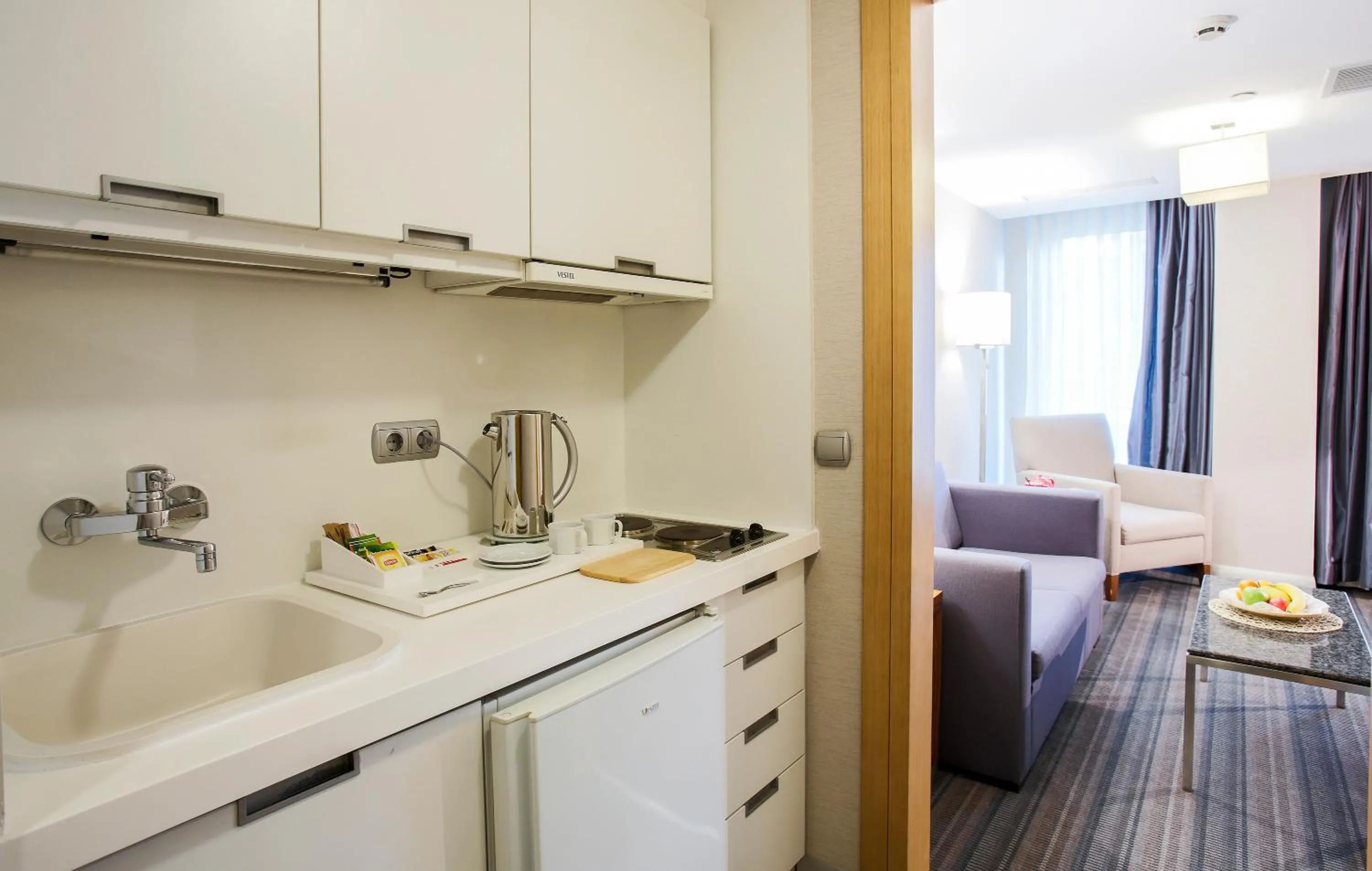 Kitchen or kitchenette in Housez Suites & Apartments Special Class