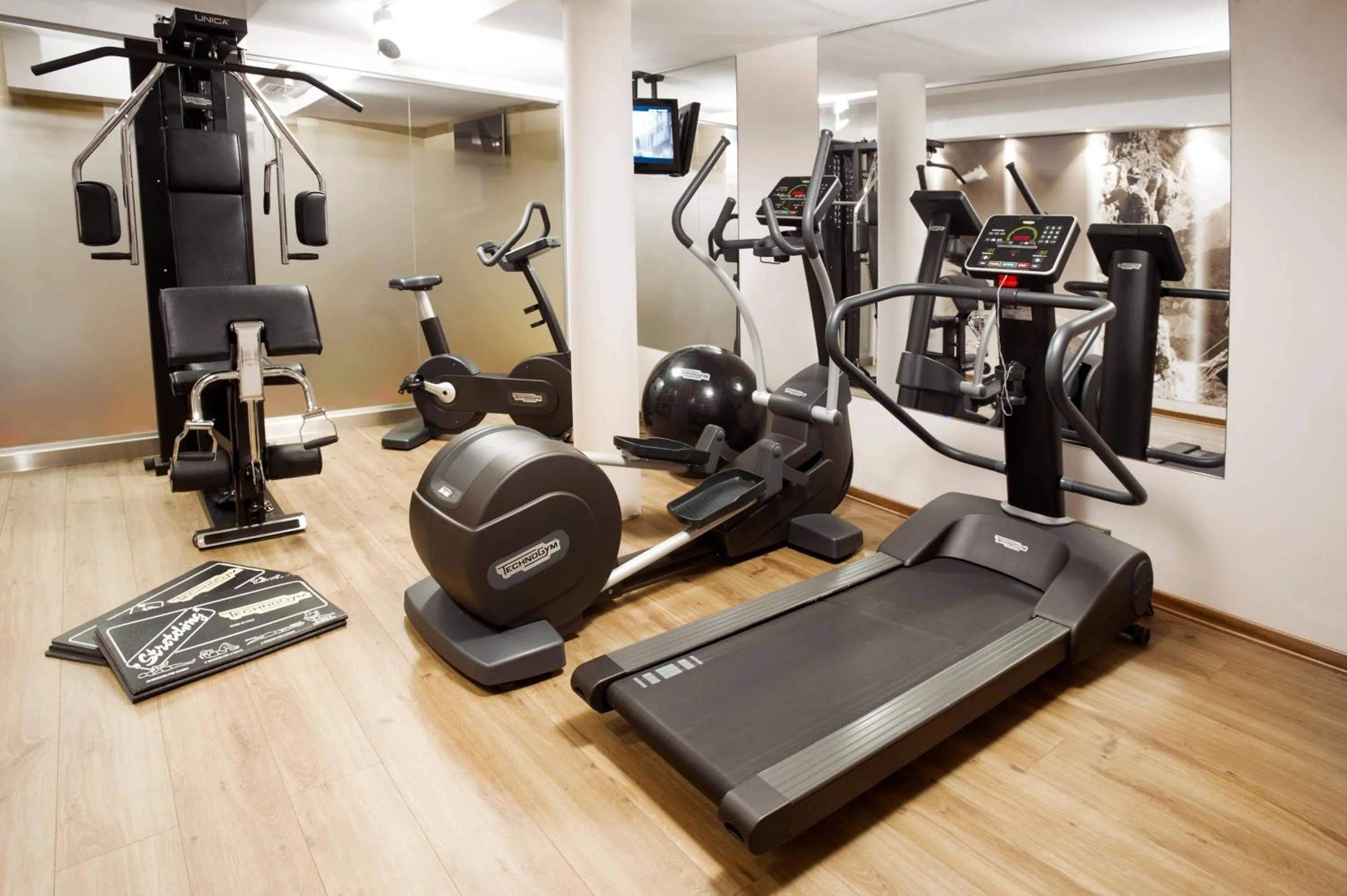 Fitness centre/facilities in Sporthotel Romantic Plaza