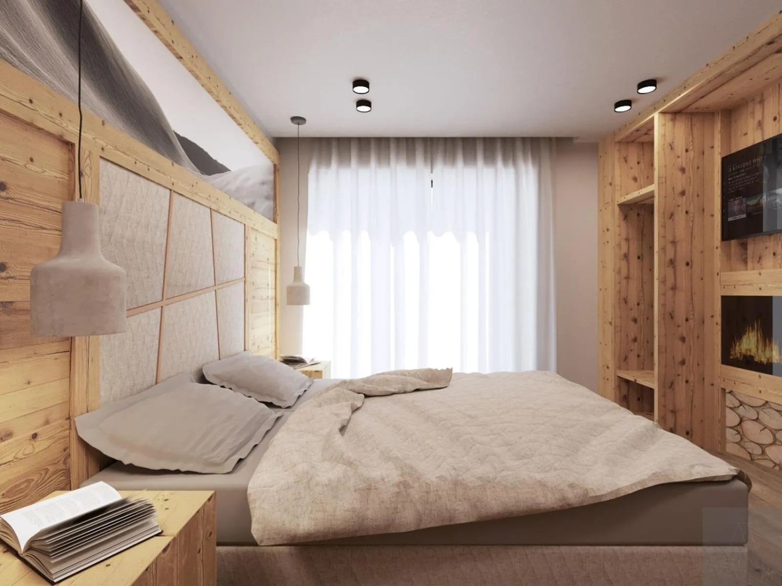 Photo of the whole room, Bed in Sporthotel Romantic Plaza