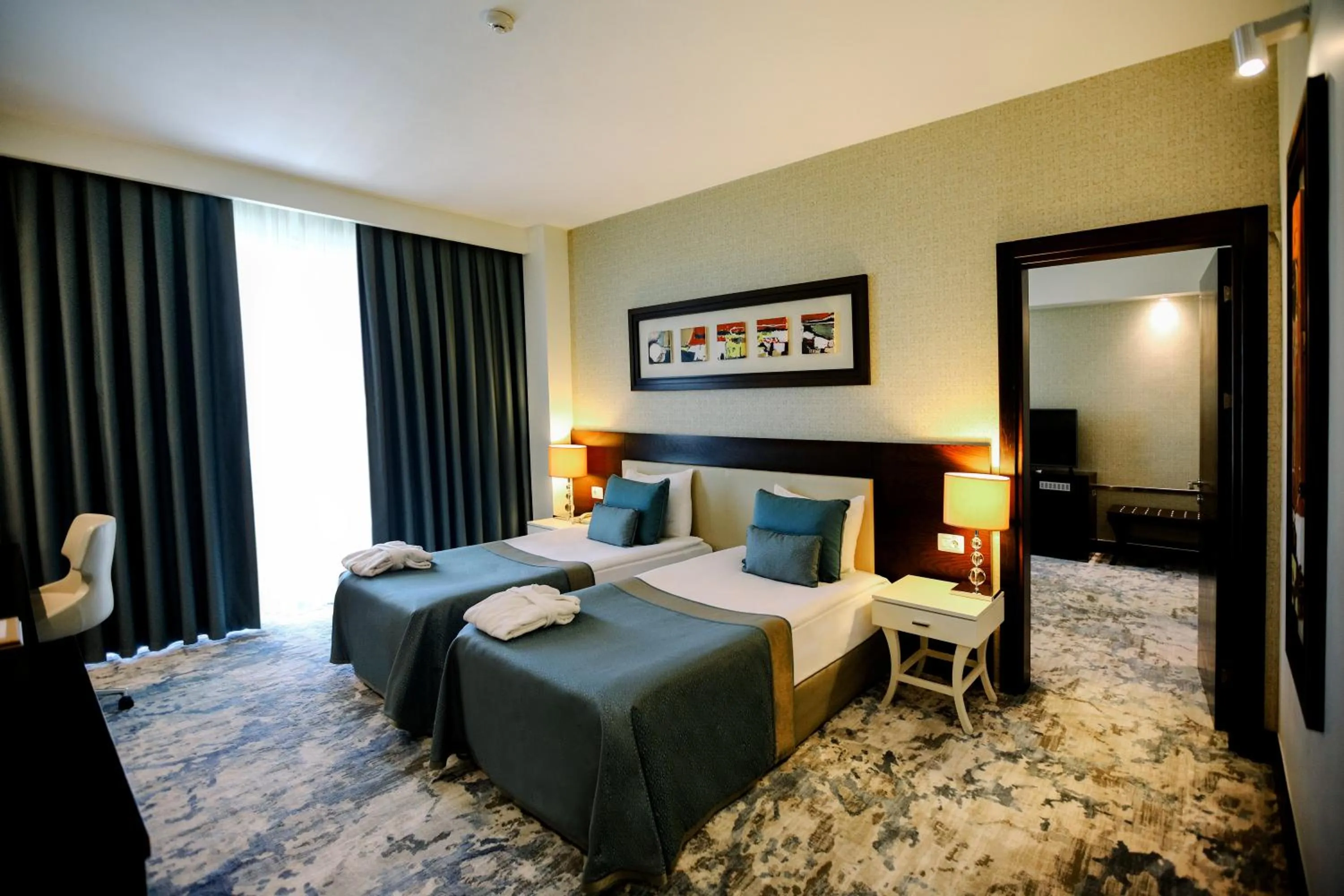 Bed in Baia Bursa Hotel