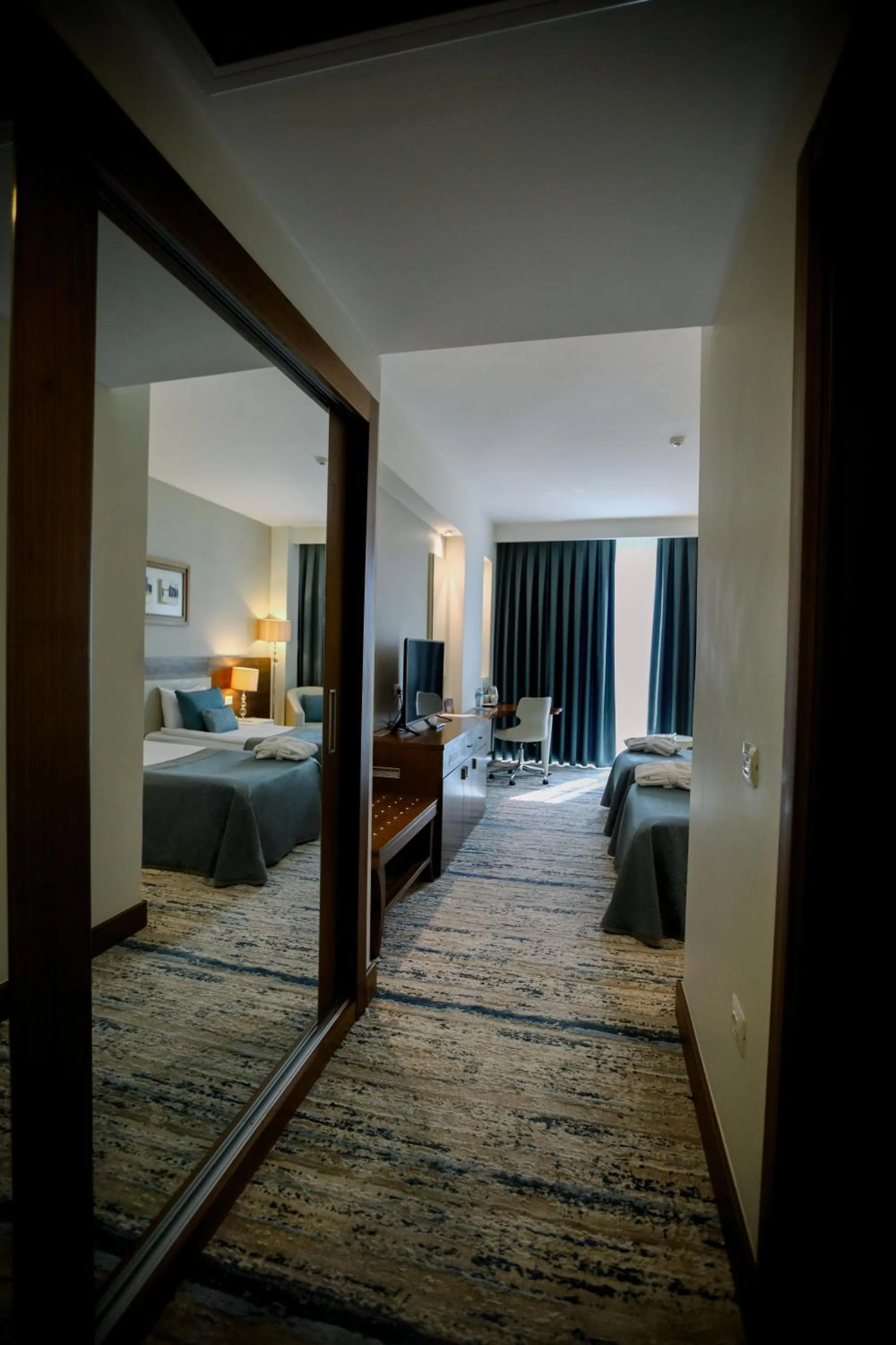 Photo of the whole room, Bed in Baia Bursa Hotel