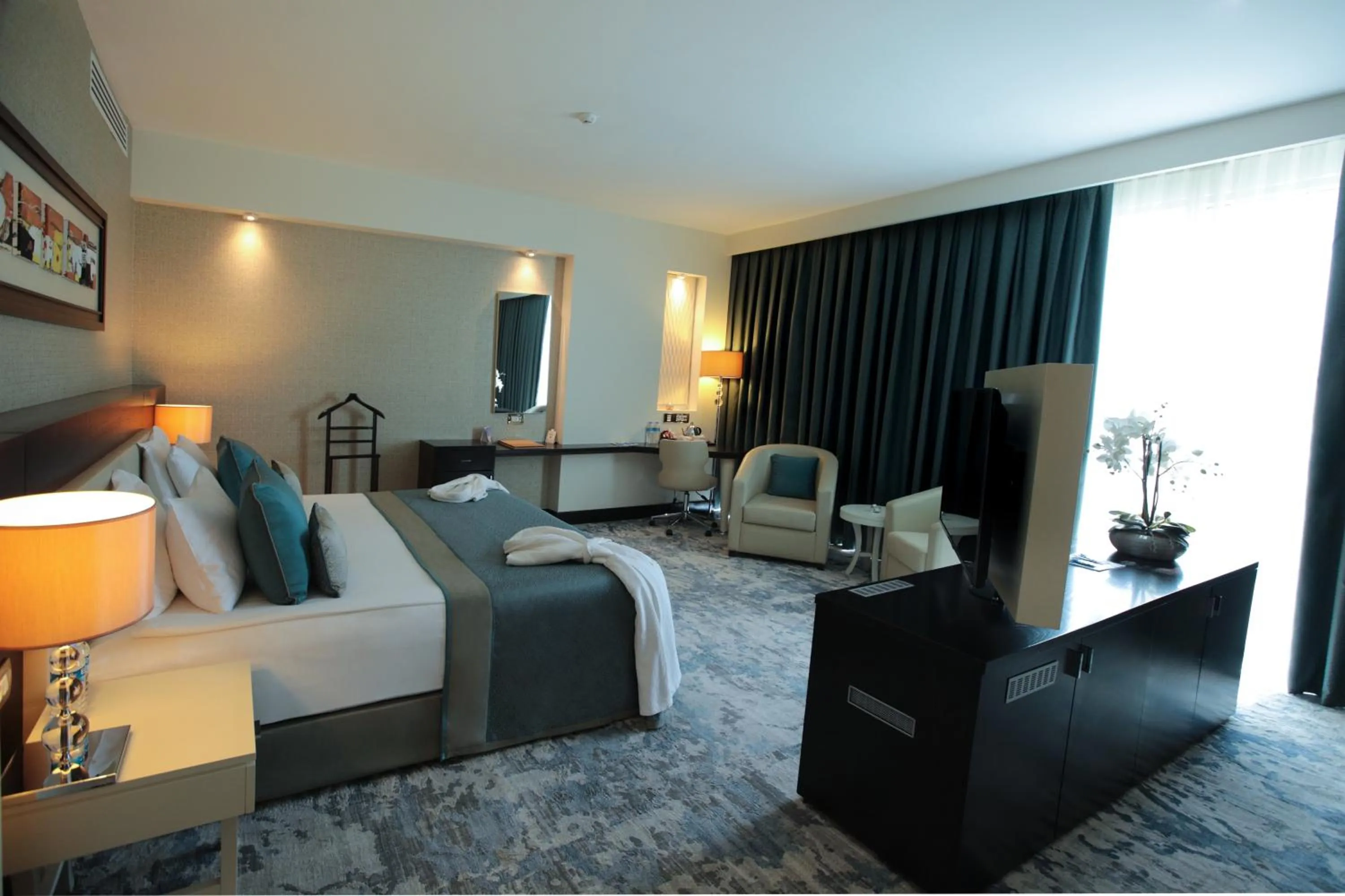 Bed in Baia Bursa Hotel