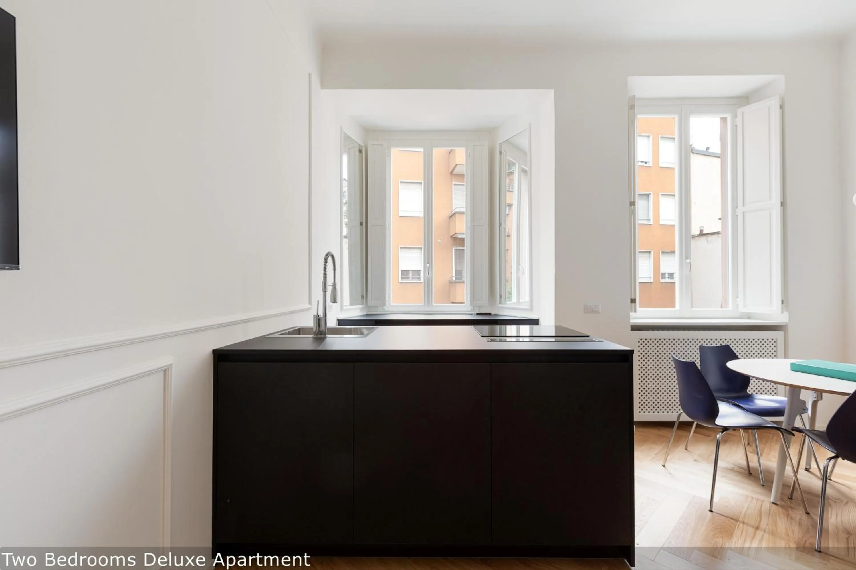Kitchen or kitchenette in Brera Apartments in San Fermo