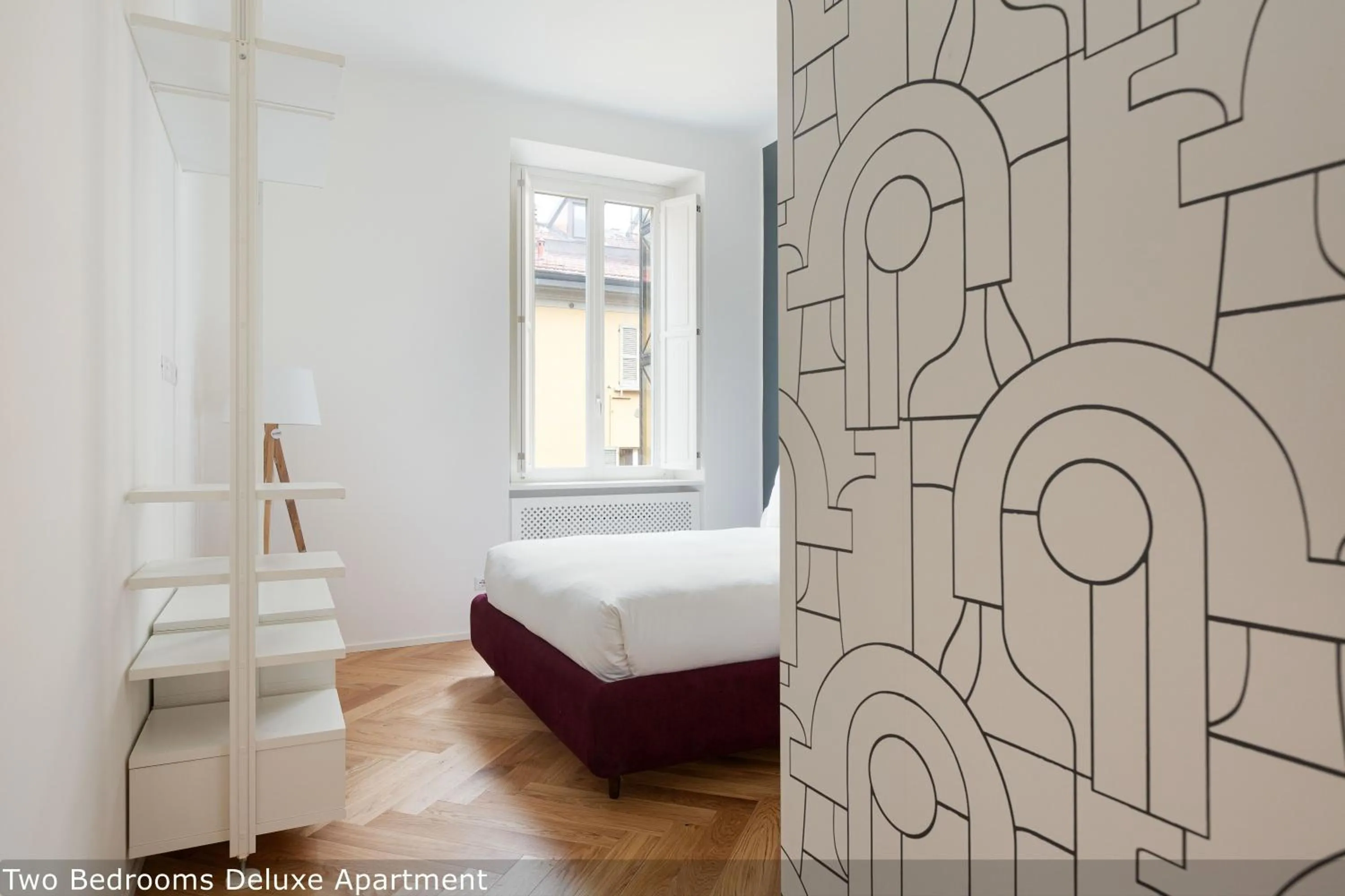 Bed in Brera Apartments in San Fermo