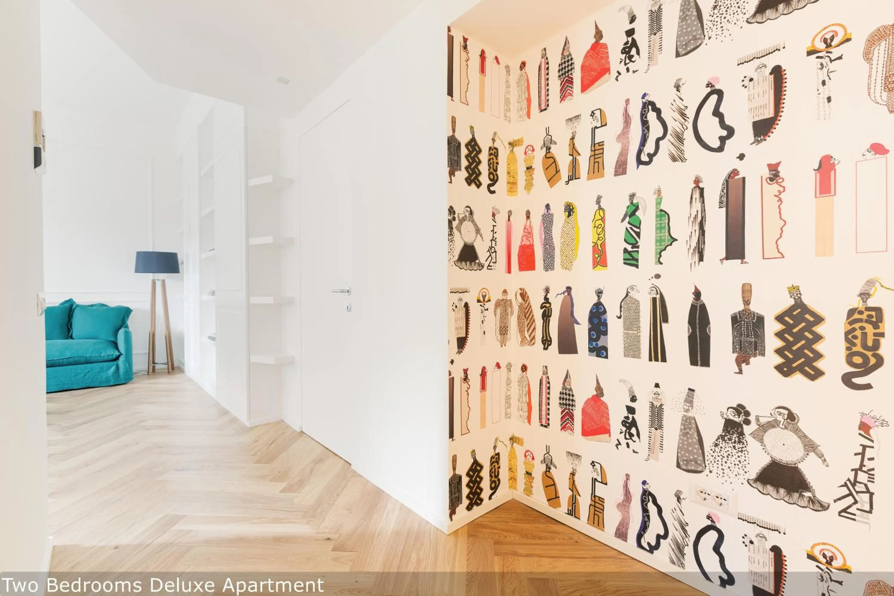 Living room in Brera Apartments in San Fermo
