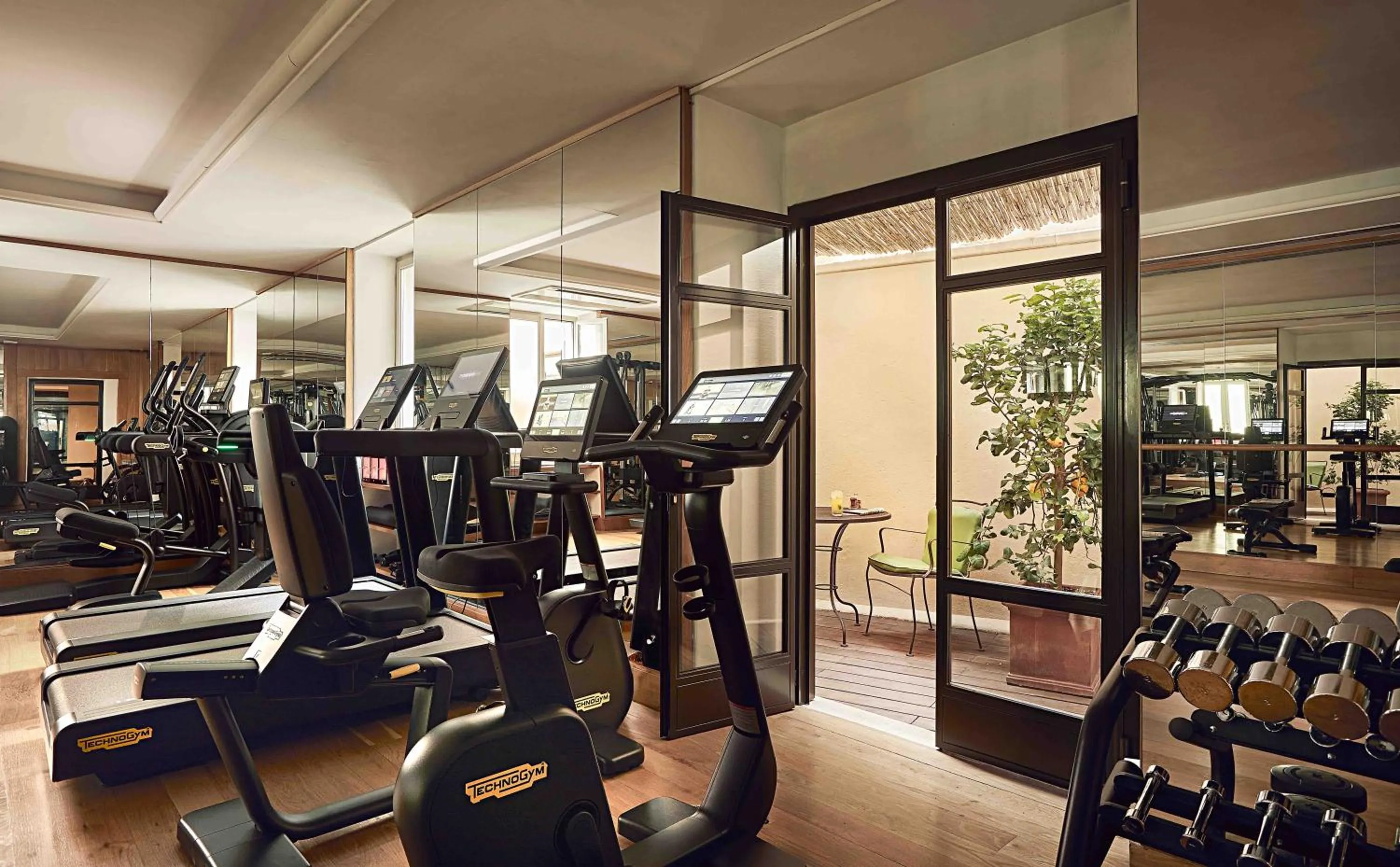 Fitness centre/facilities in Rocco Forte Hotel De Russie