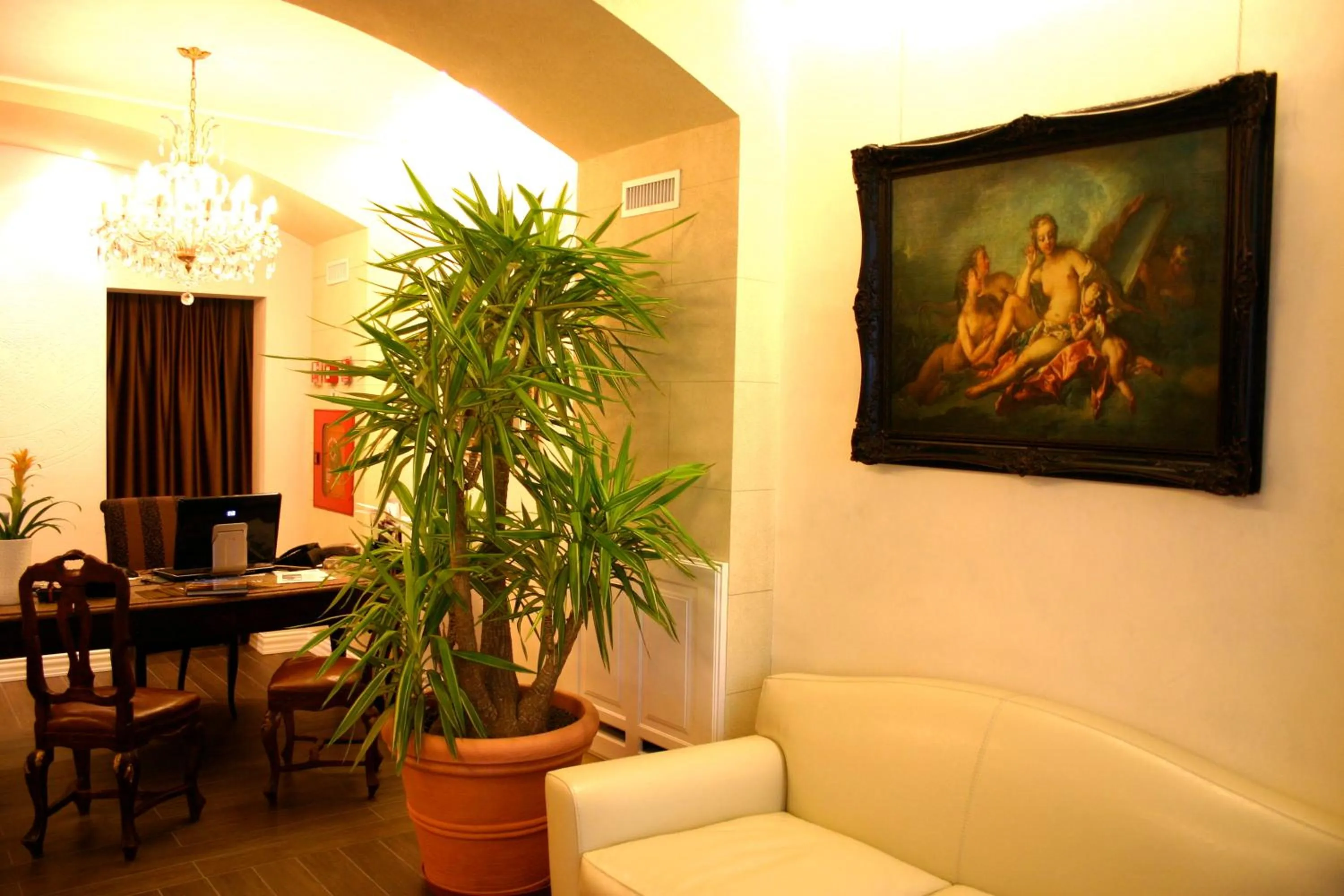 Lobby or reception in Hotel Patavium