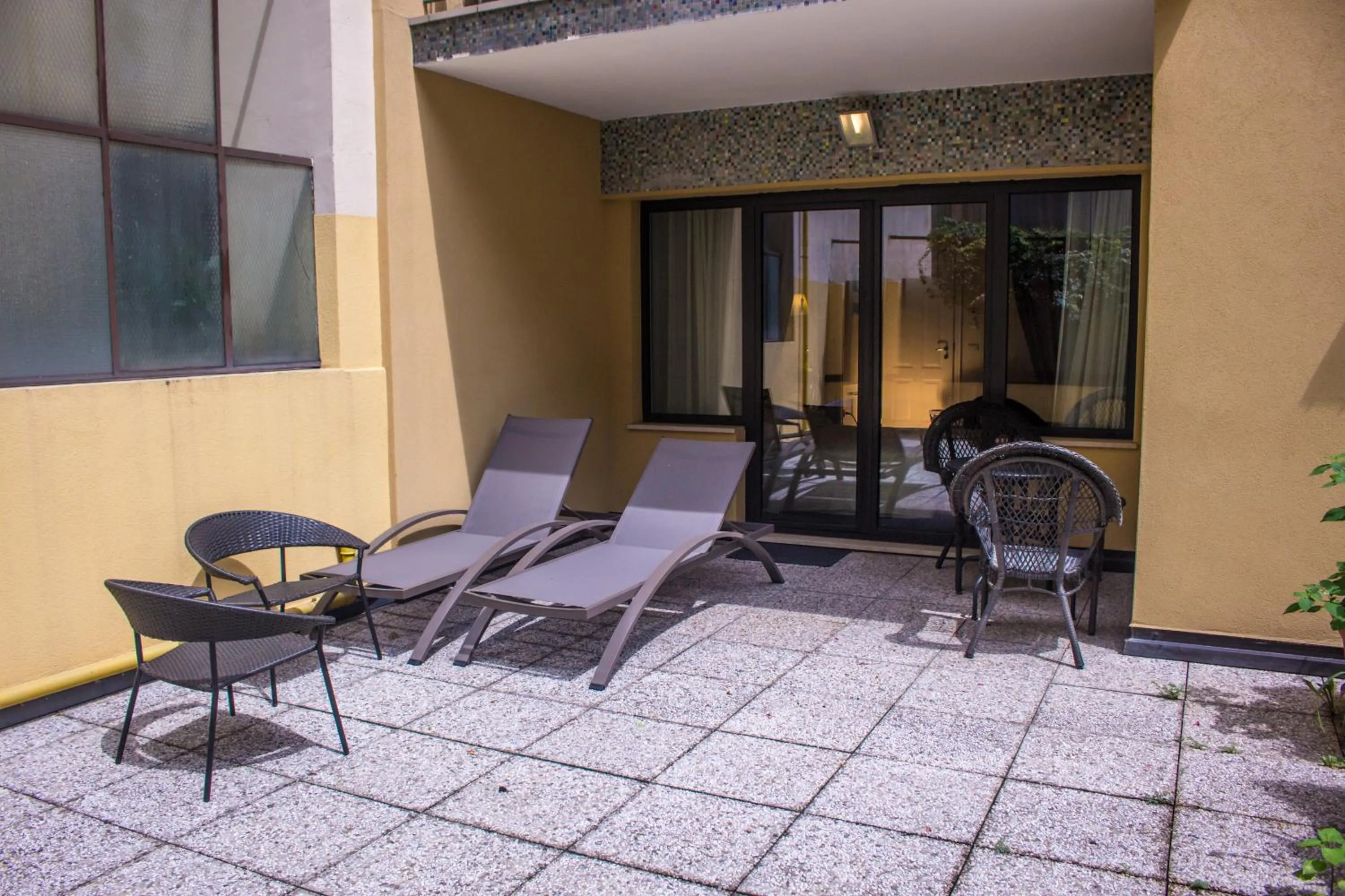 Patio in Hotel Patavium