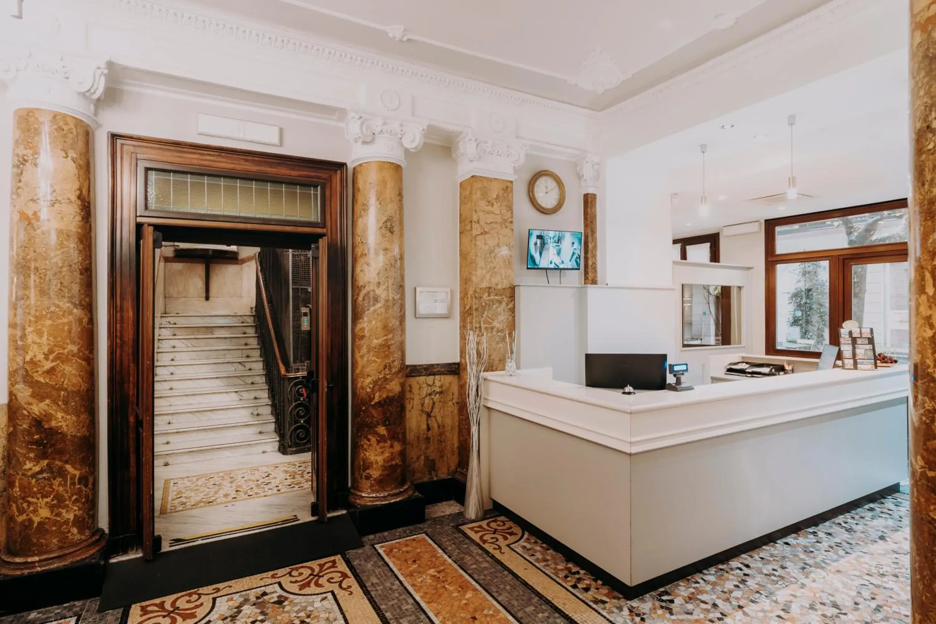 Lobby or reception in Hotel Astoria Lobby or reception in Hotel Astoria