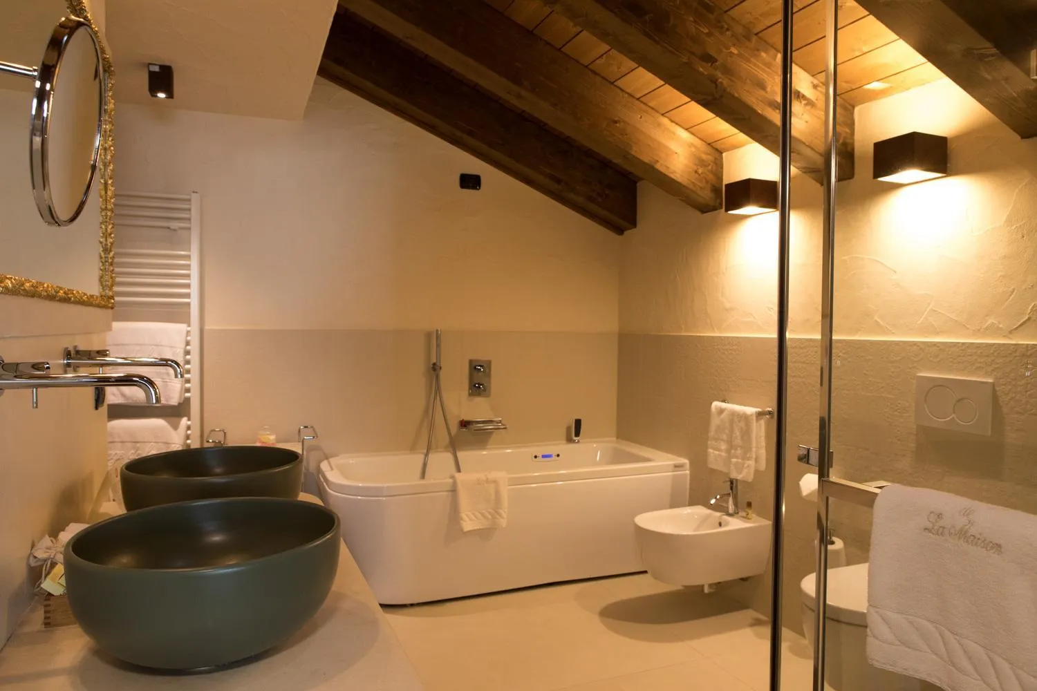 Shower in Auberge de La Maison