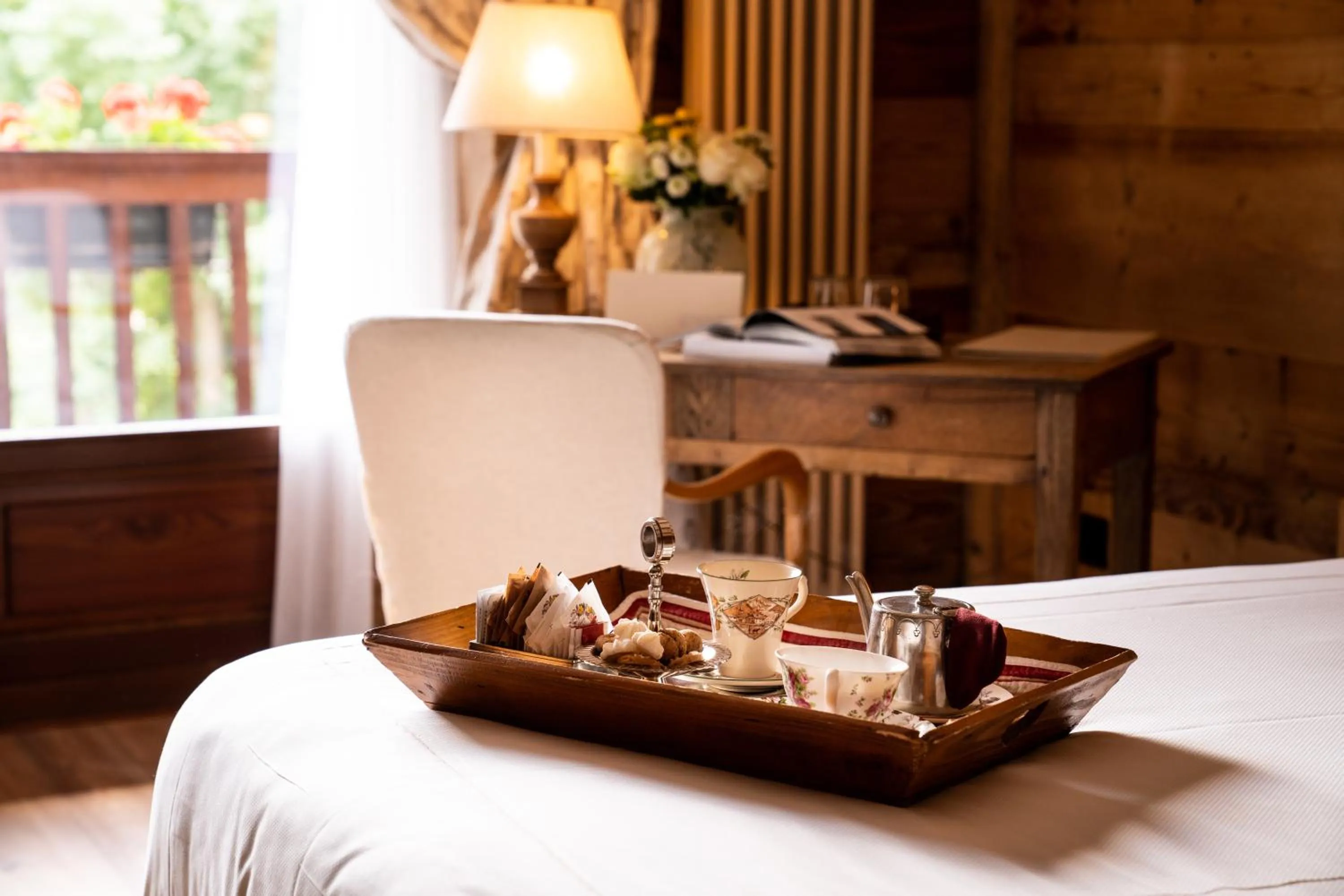 Bed in Auberge de La Maison