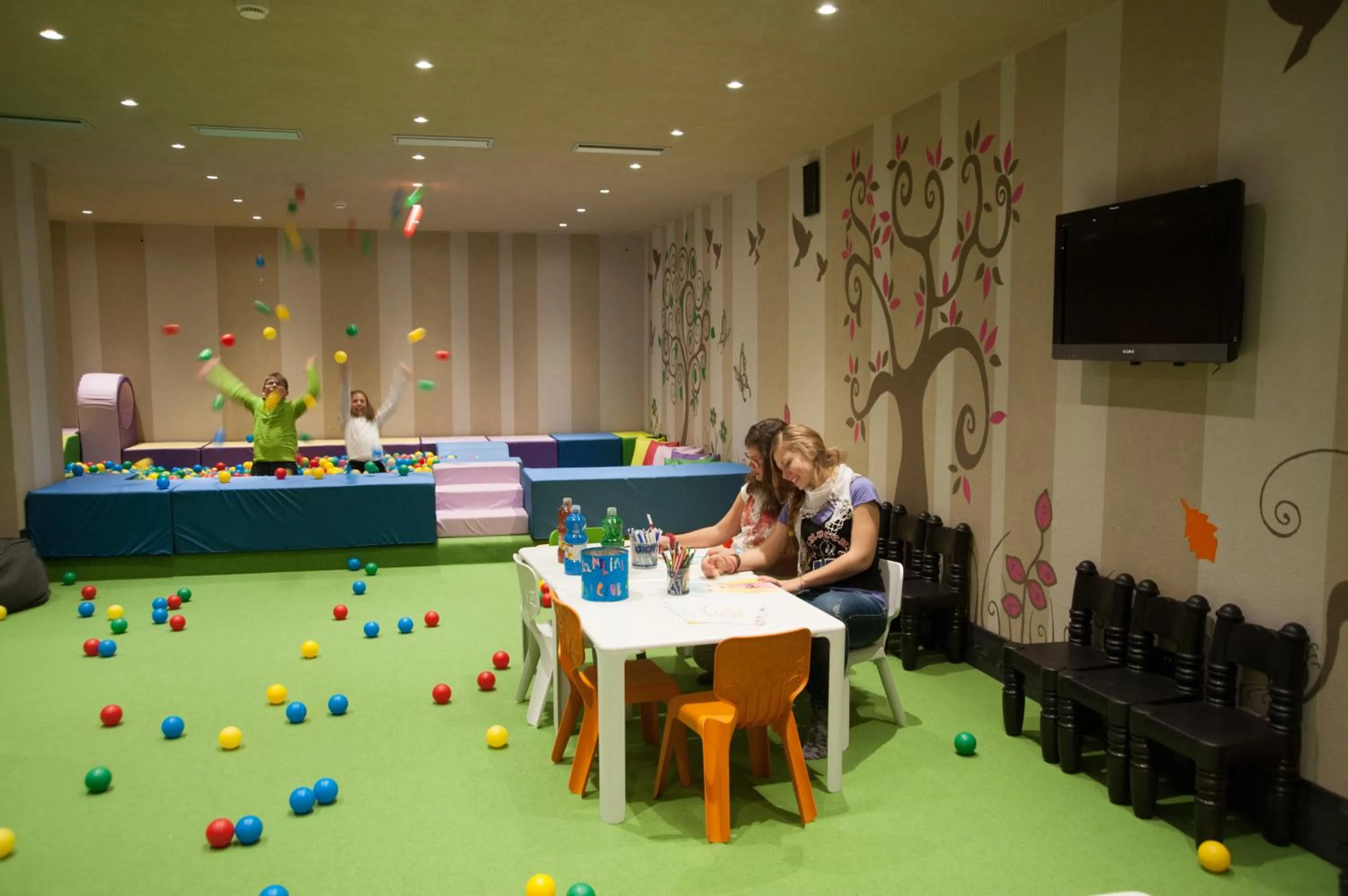 Children play ground in Alexander Charme Hotel