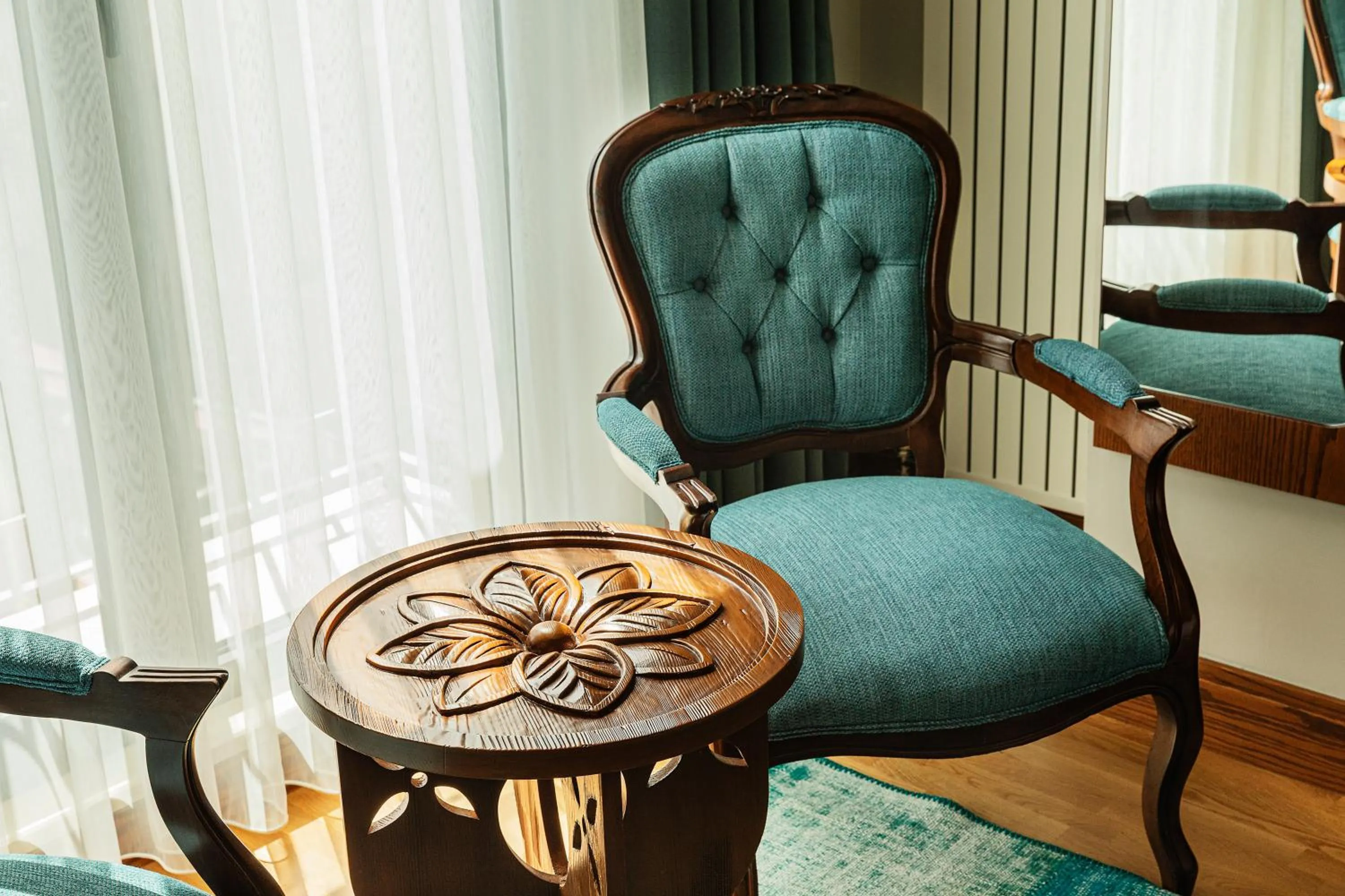 Seating area in Triton Hotel