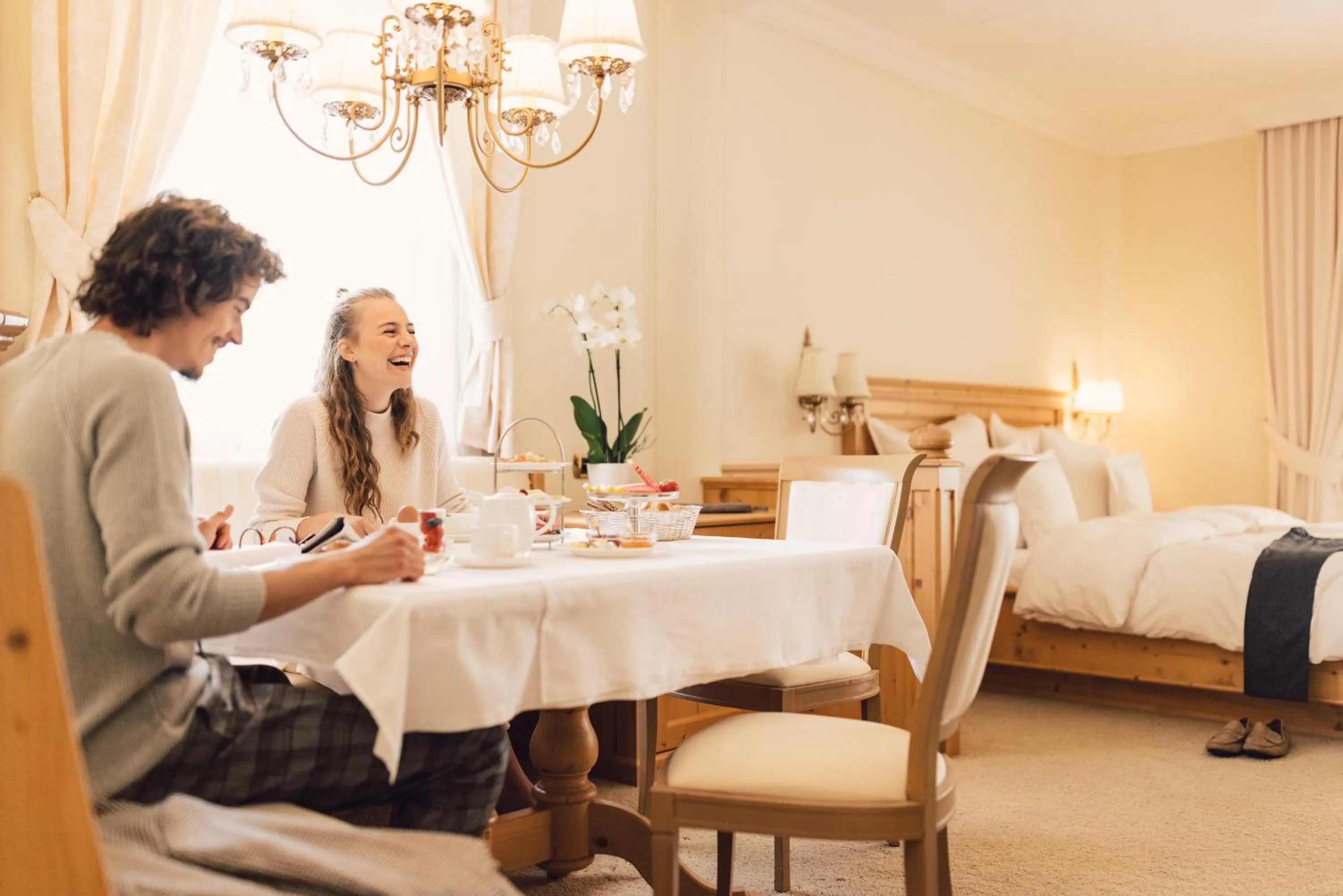 People in Alpenpalace Luxury Hideaway & Spa Retreat