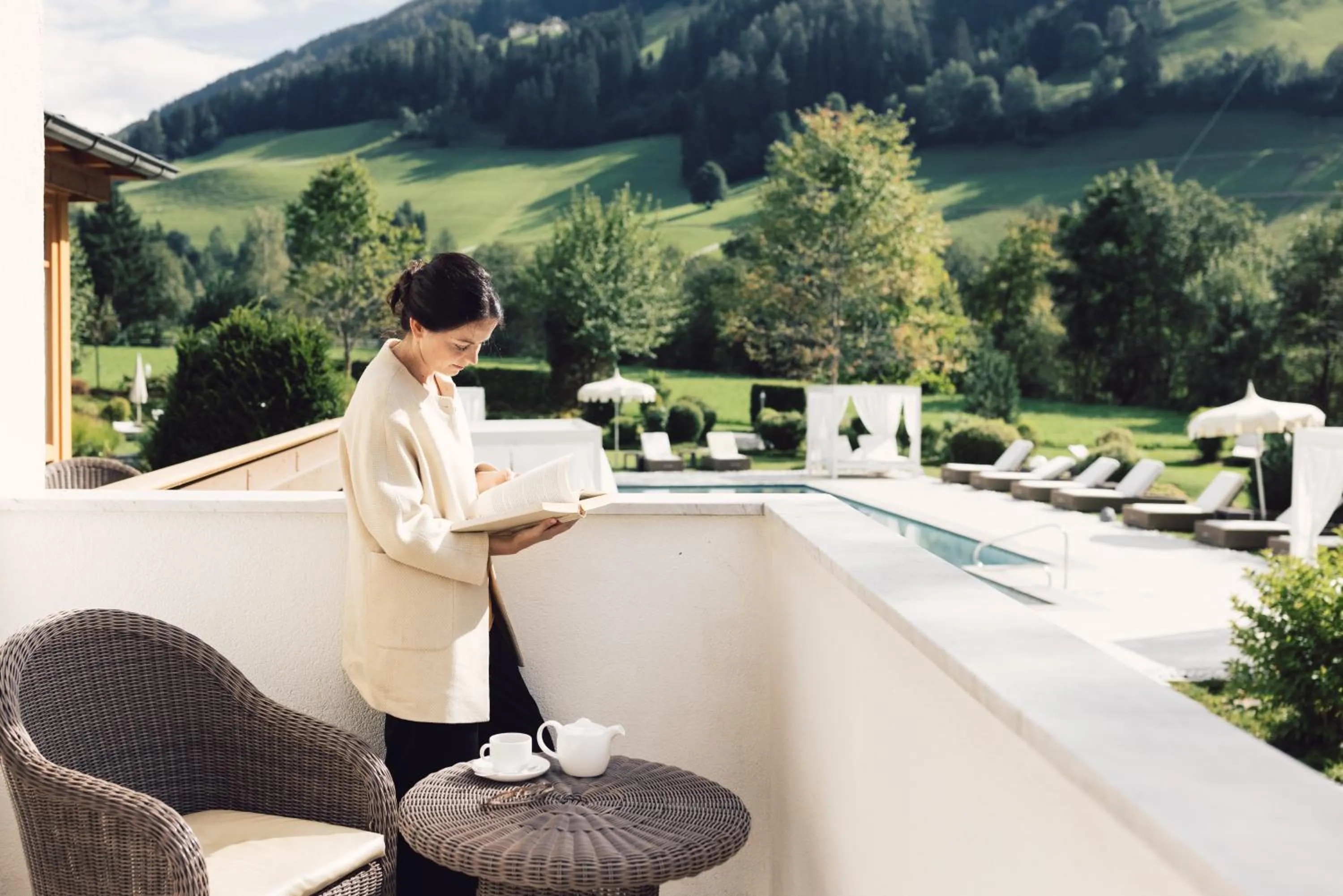 People in Alpenpalace Luxury Hideaway & Spa Retreat