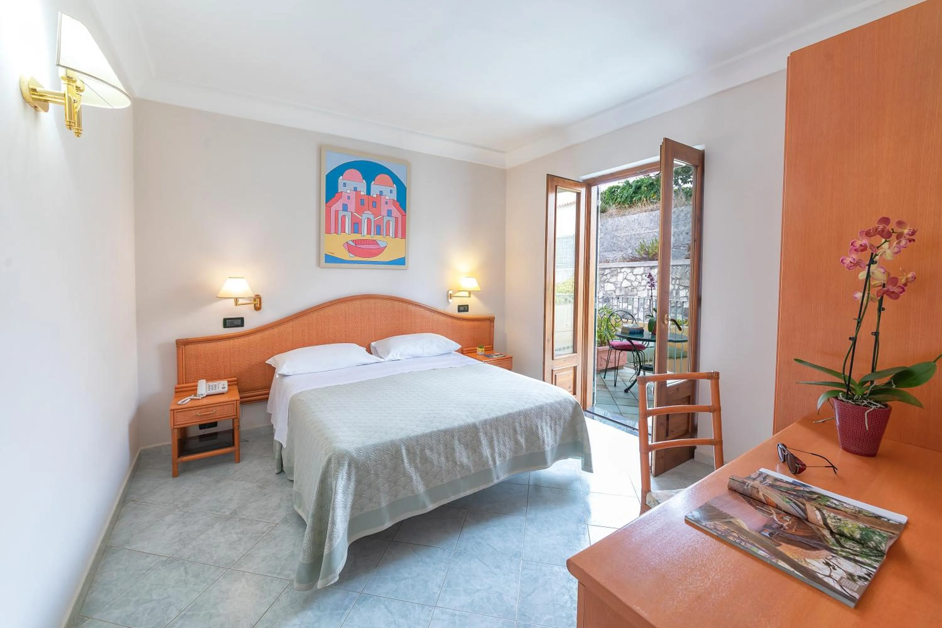 Bed in Hotel Belvedere