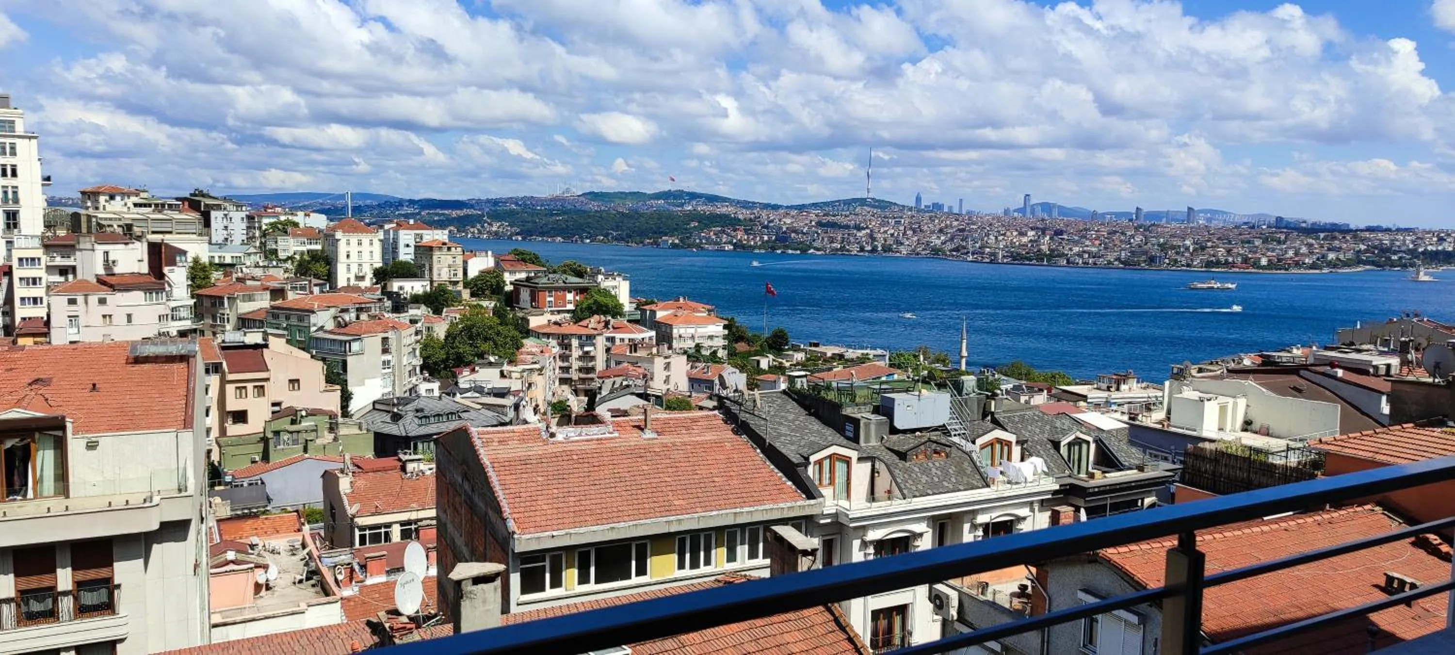 City view in Cihangir Hotel Bosphorus