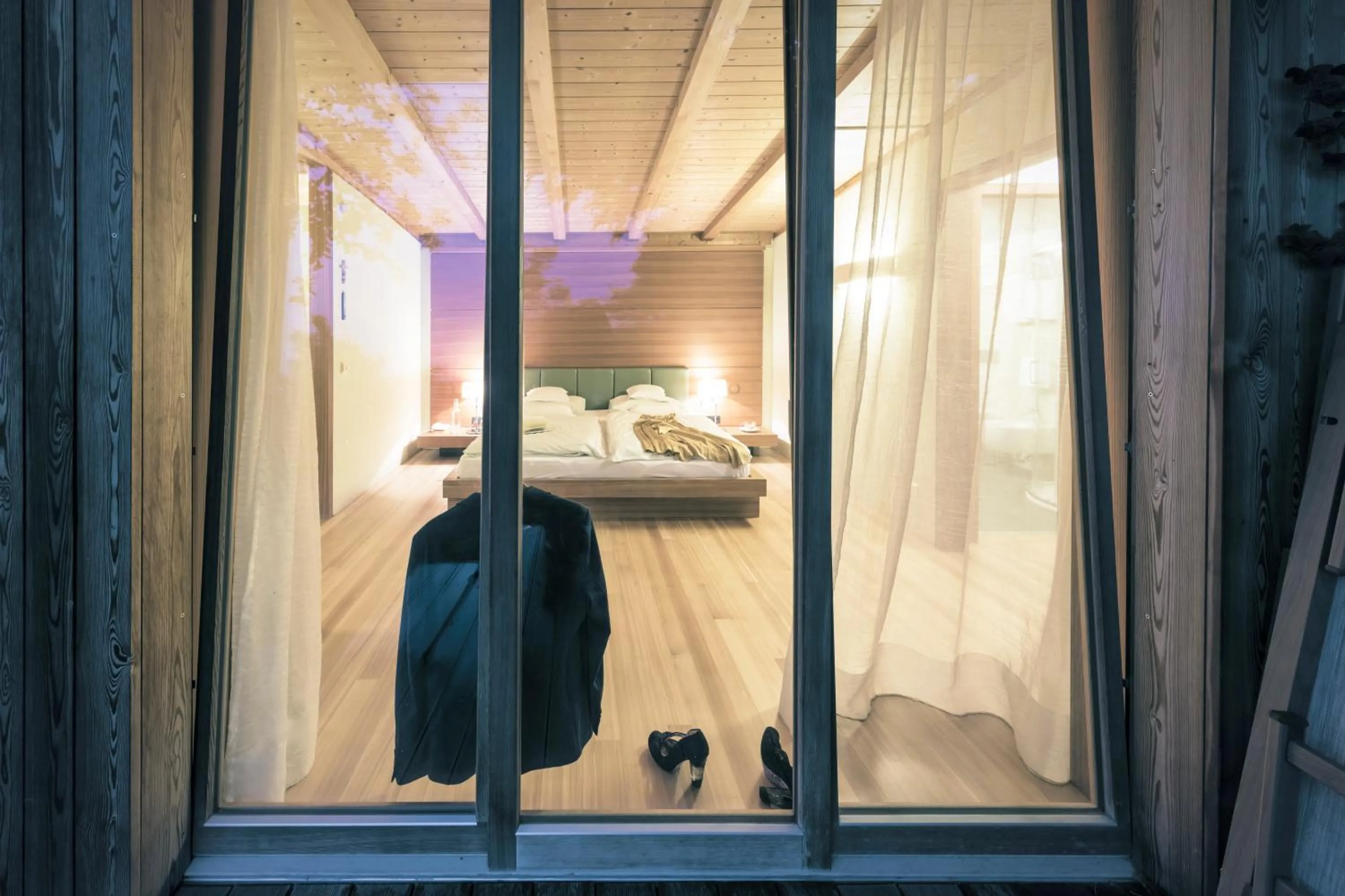 Bed in Parkhotel Holzner