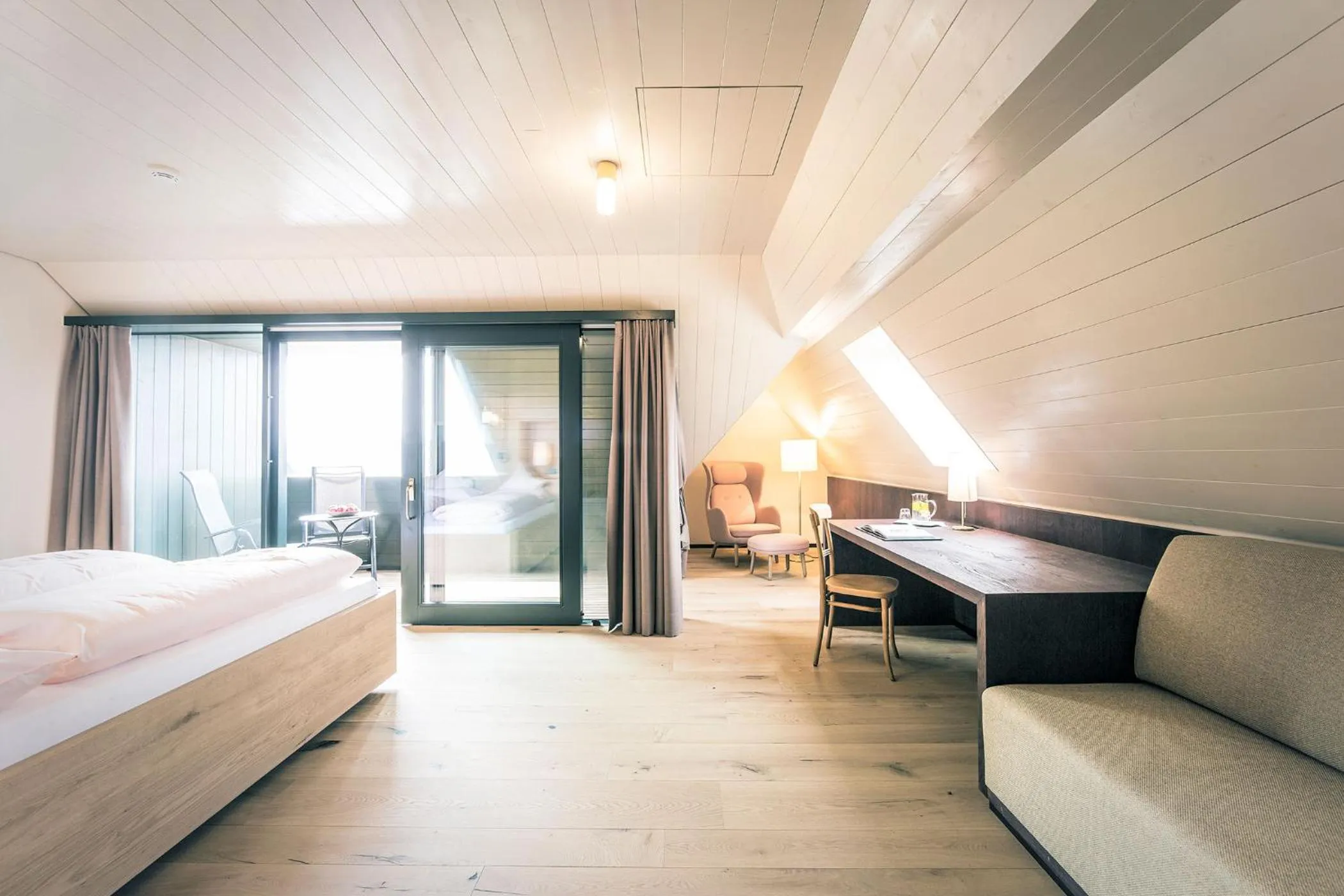 Bed in Parkhotel Holzner