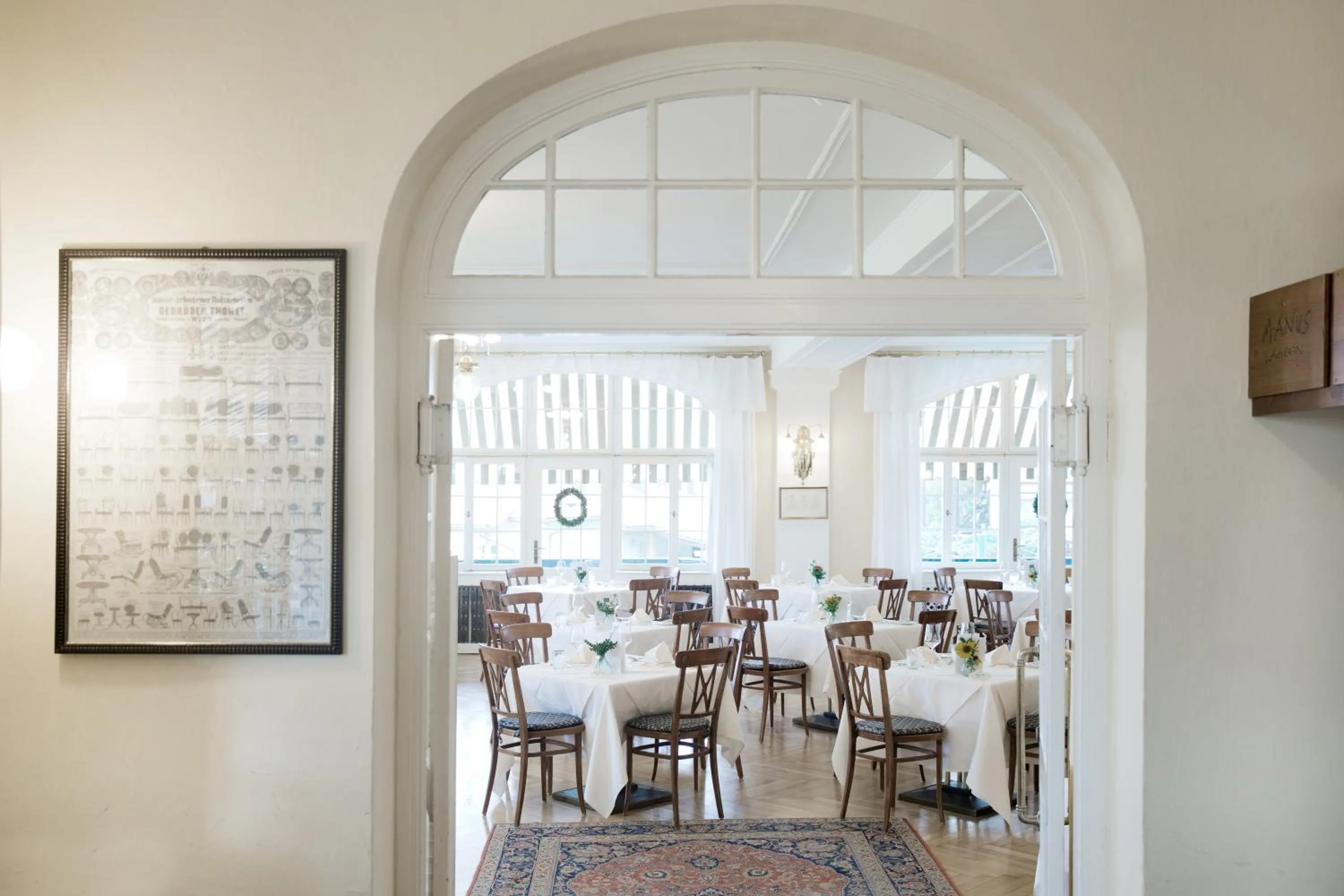 Restaurant/places to eat in Parkhotel Holzner