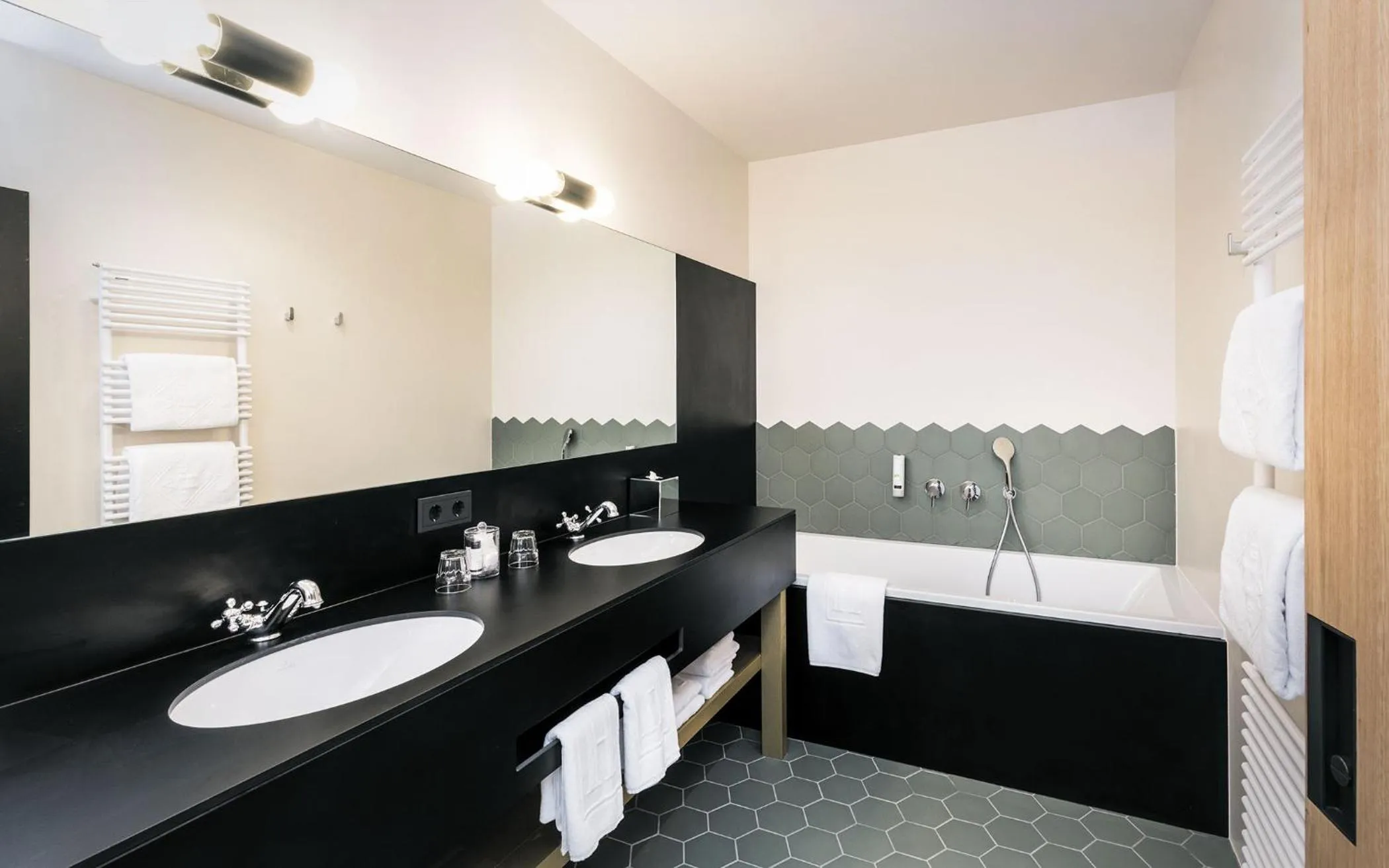 Bathroom in Parkhotel Holzner