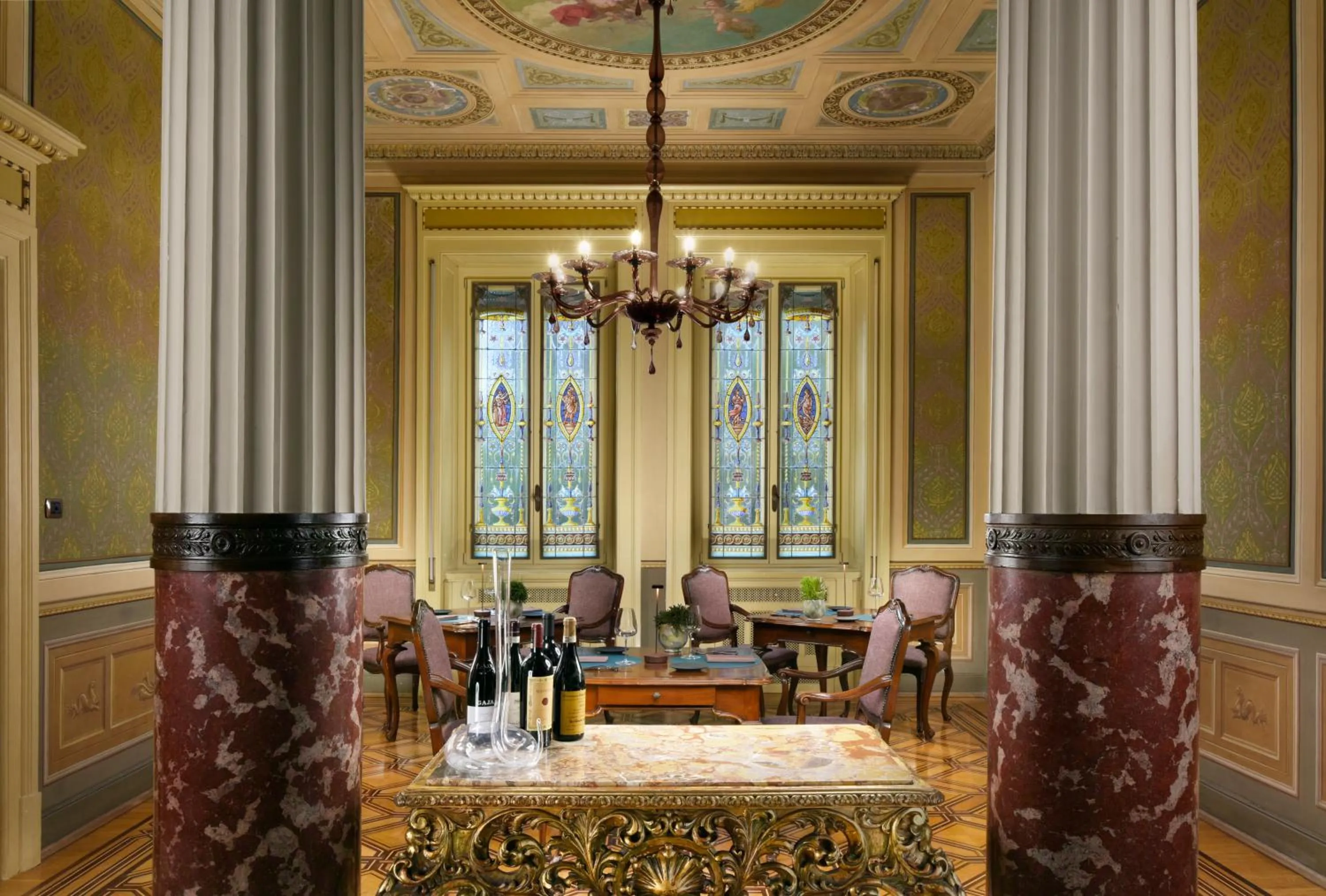 Restaurant/places to eat in Villa Cortine Palace Relais Chateaux