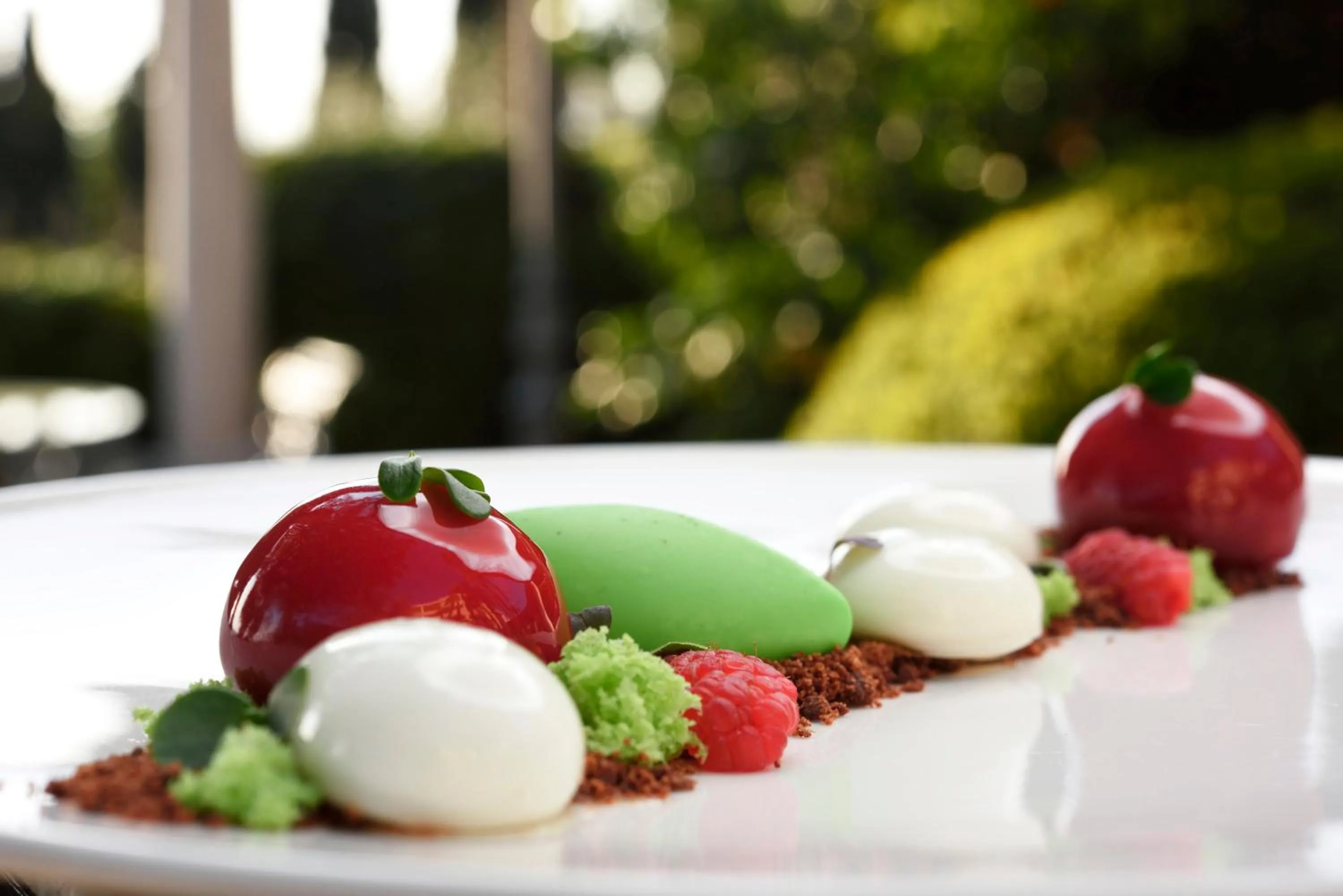 kitchen in Villa Cortine Palace Relais Chateaux