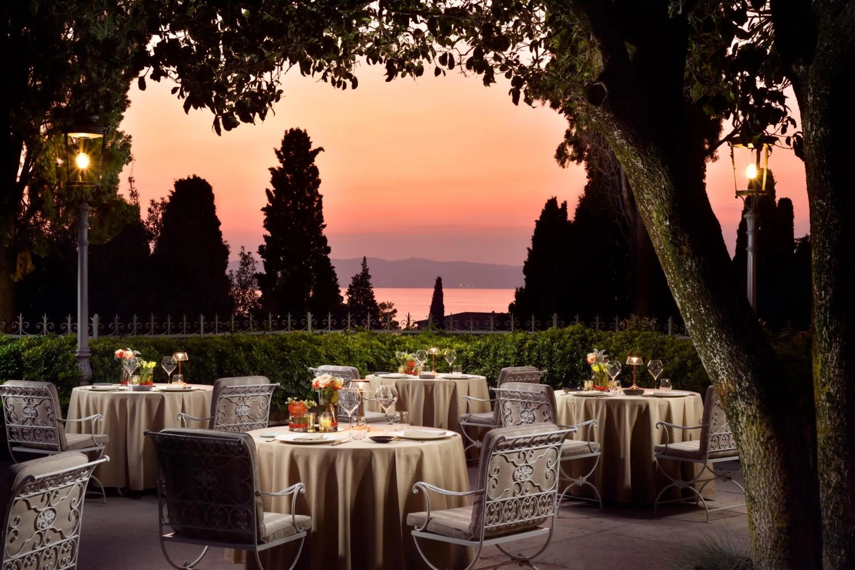 Restaurant/places to eat in Villa Cortine Palace Relais Chateaux
