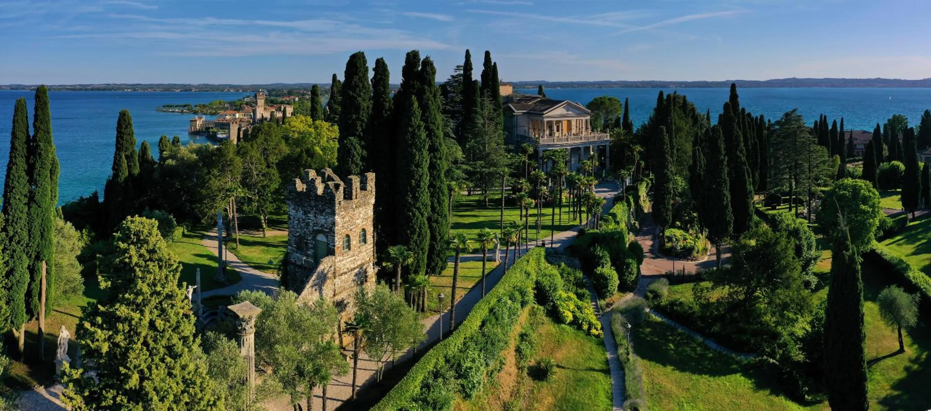 Property building in Villa Cortine Palace Relais Chateaux