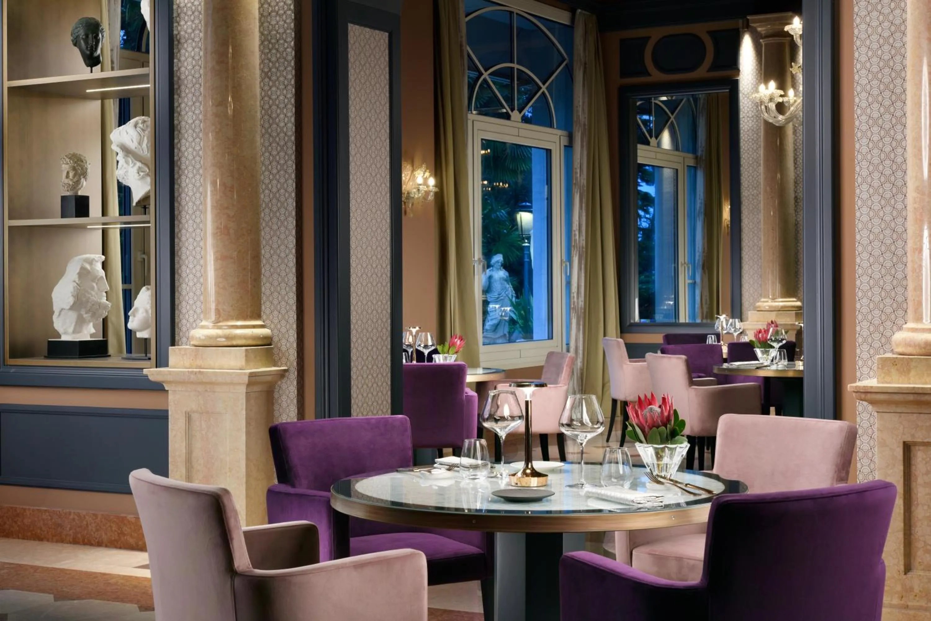 Restaurant/places to eat in Villa Cortine Palace Relais Chateaux